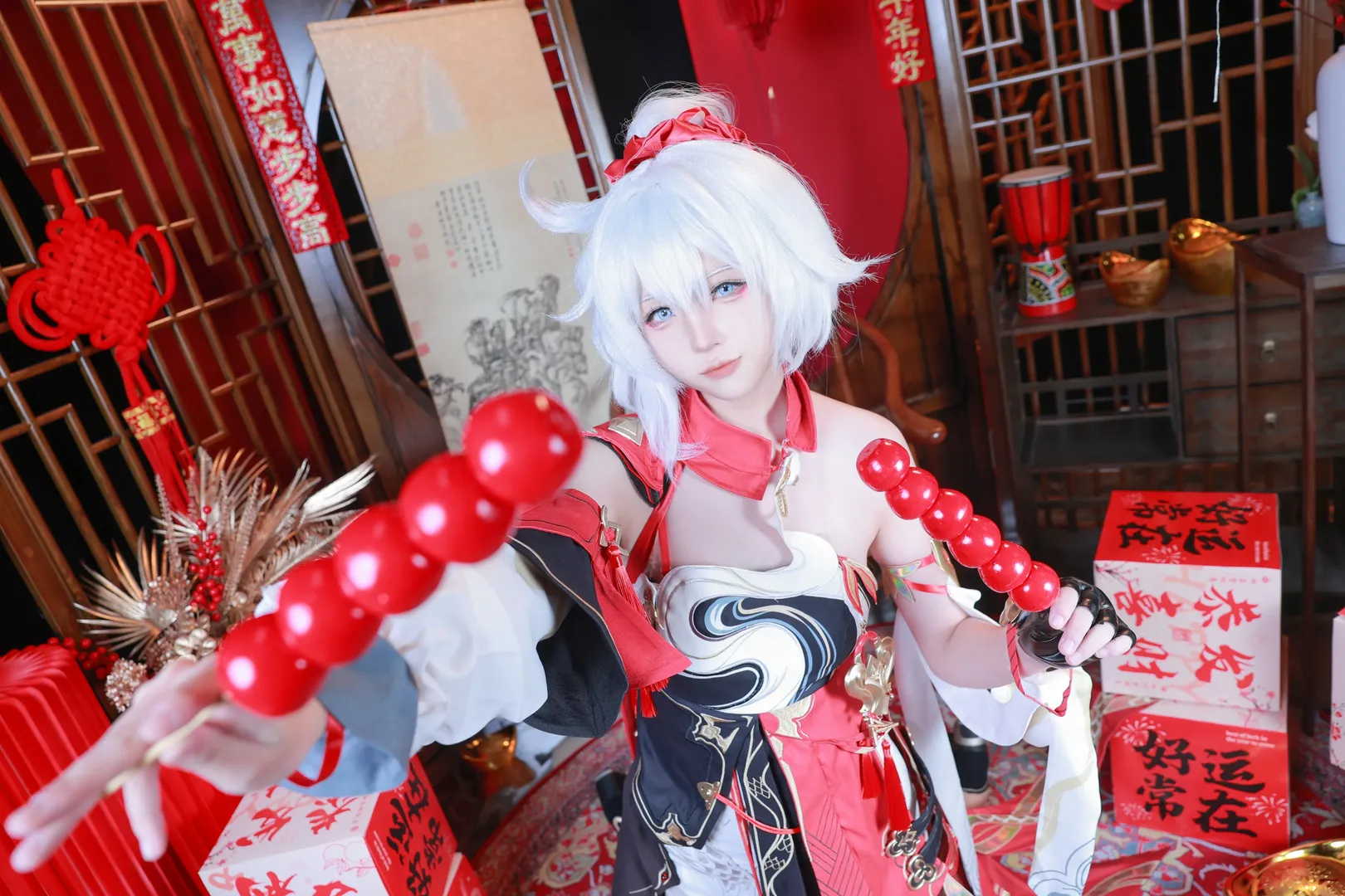 崩坏3, 琪亚娜cos, 国风cosplay, 炽愿吉星, 新年主题cos
