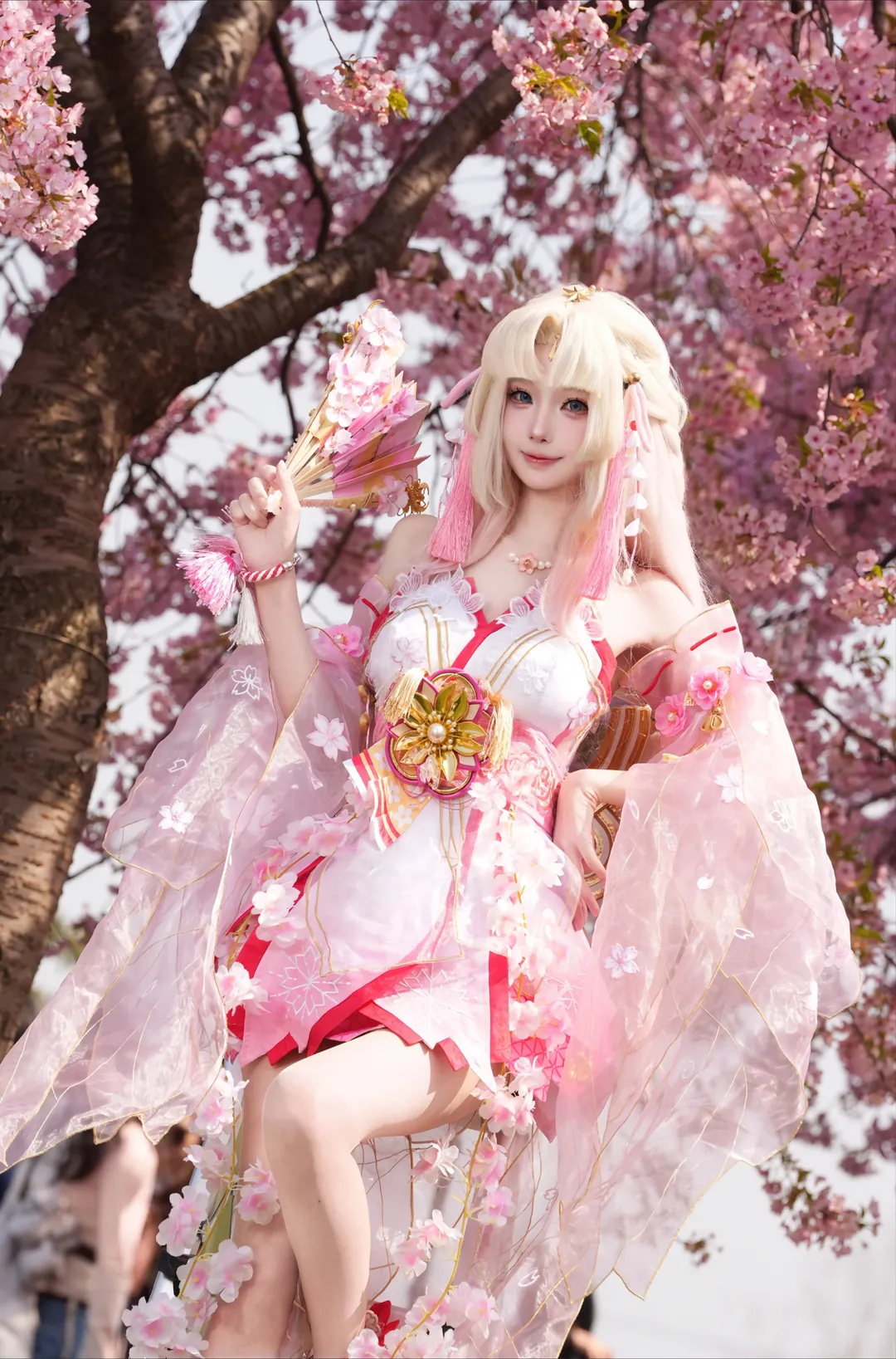 永劫无间, cosplay摄影, 胡桃cos, 樱花cos, 云樱天女