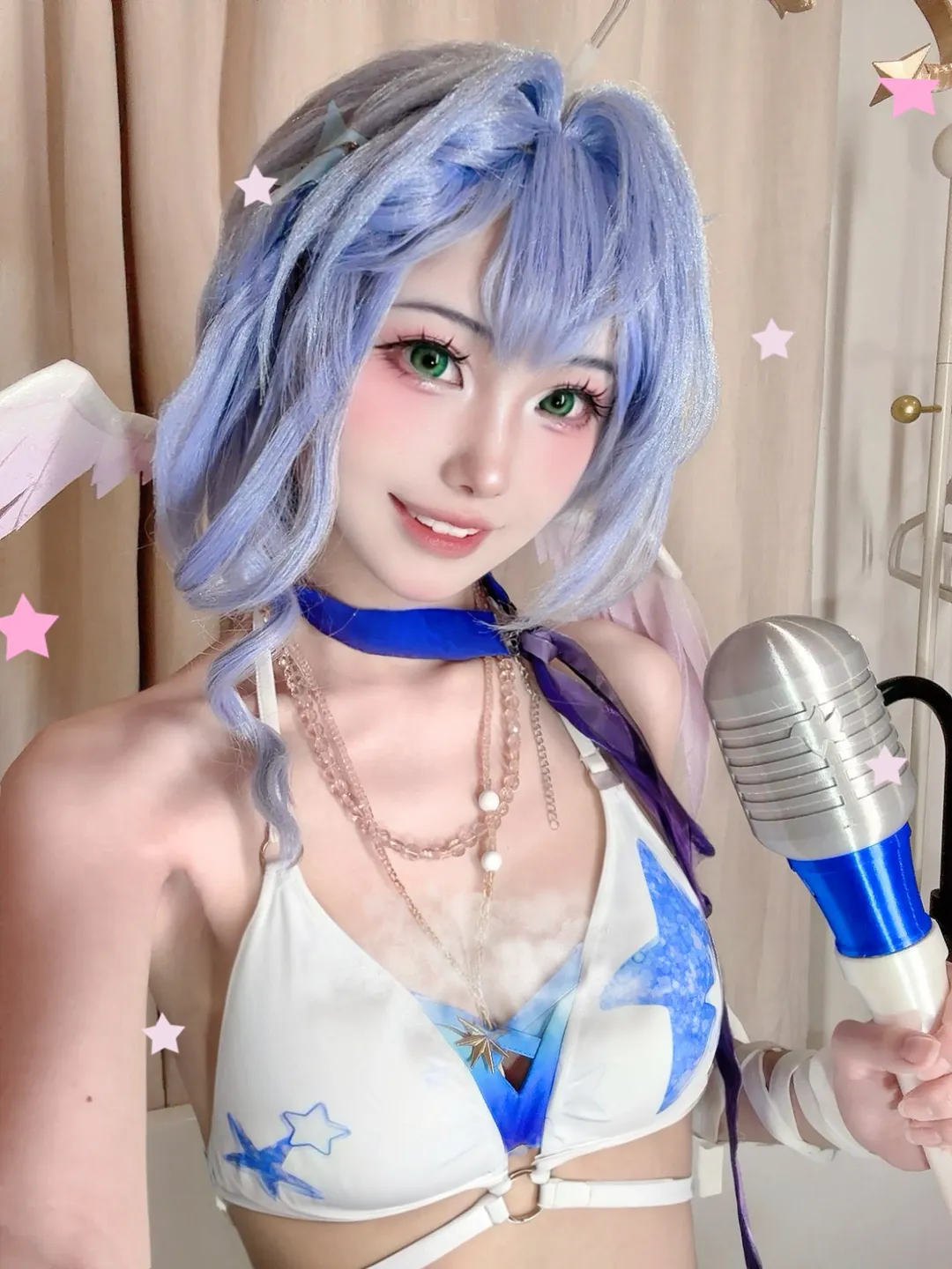 二次元摄影, 崩坏星穹铁道, 知更鸟cos, 晴歌cos, 夏日搭配