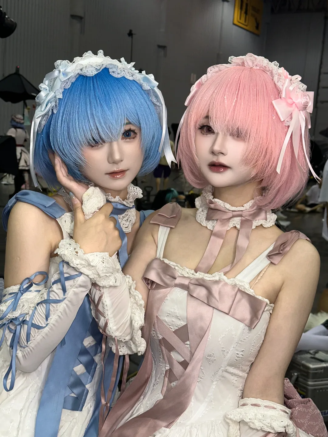 漫展返图, Re从零开始的异世界生活, 拉姆蕾姆cos, Comiday30, 姐妹cosplay - 第3张