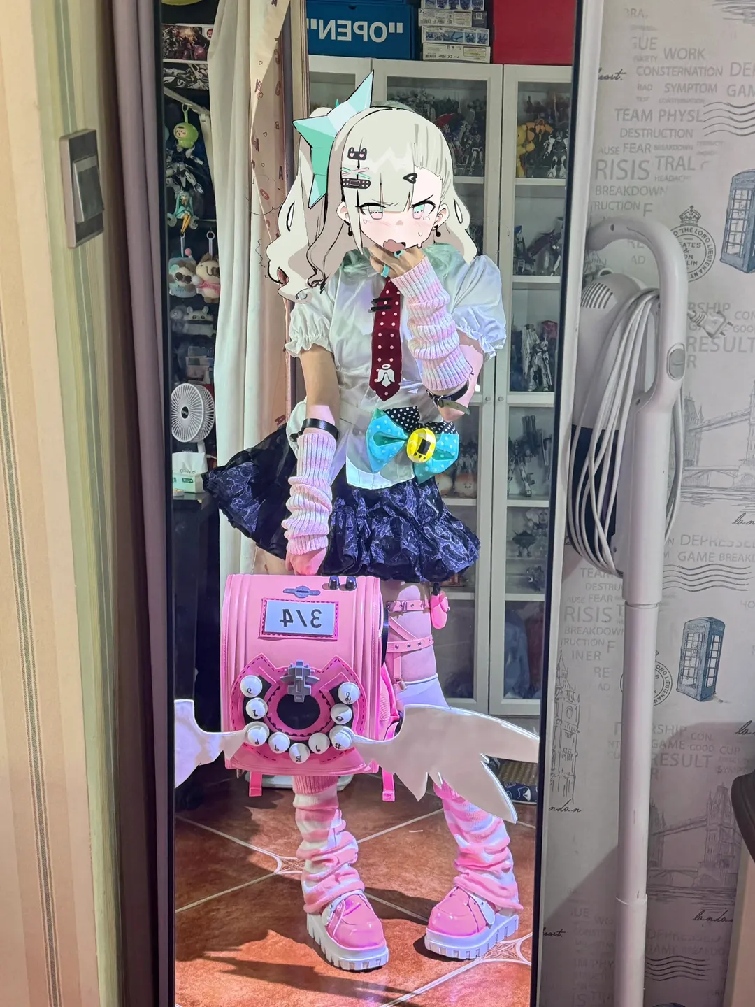绝区零, 千夏蕾咪cos, 腿环穿搭, 手作cos, 爆肝做衣服 - 第2张