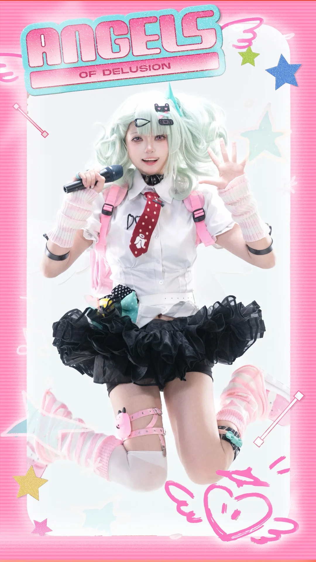 绝区零, 千夏蕾咪cos, 妄想天使, 偶像cosplay, 过膝袜 - 第1张