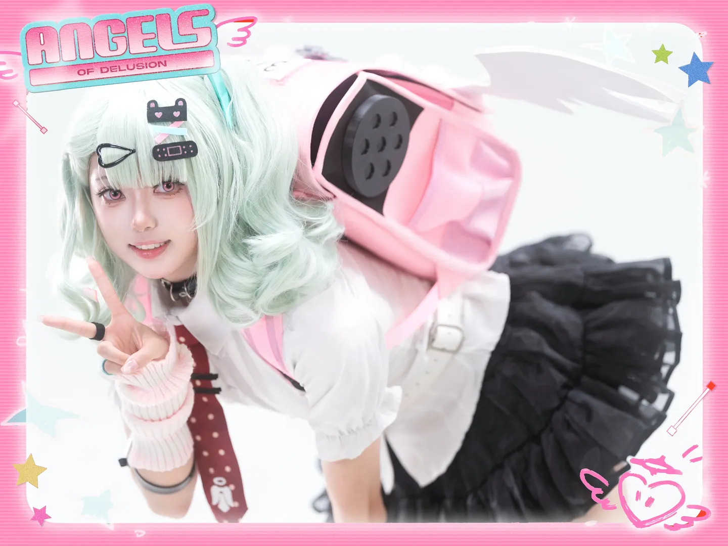 绝区零, 千夏蕾咪cos, 妄想天使, 偶像cosplay, 过膝袜 - 第3张