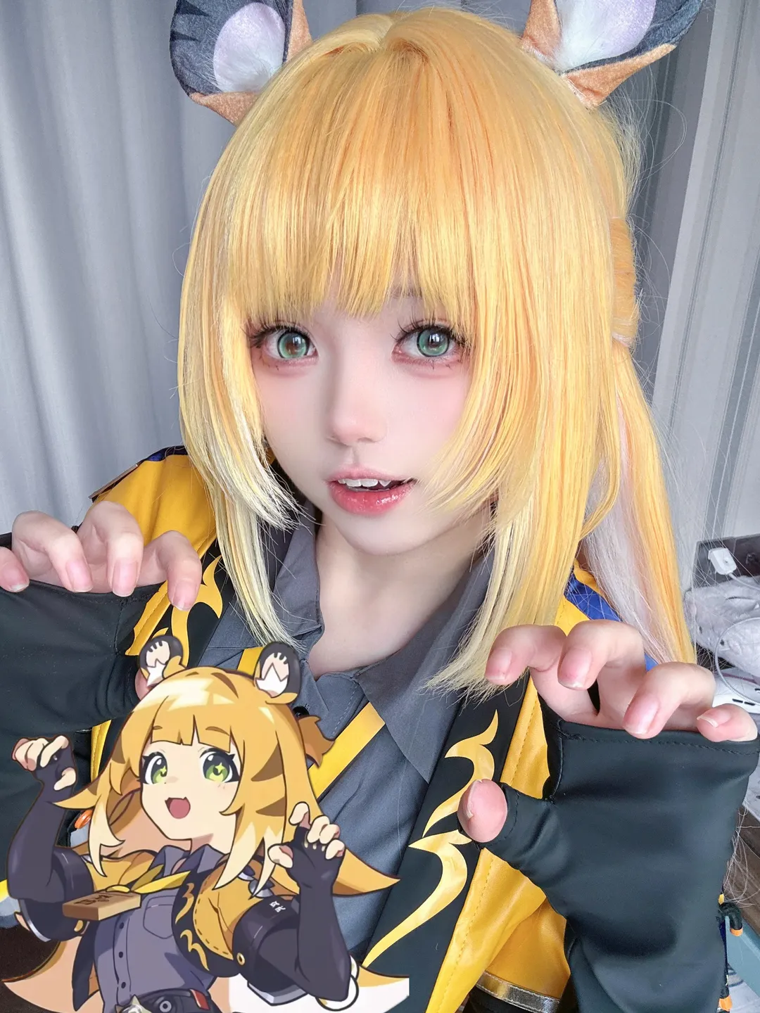 绝区零, 橘福福cos, cosplay日常, 兽耳cos, 有猫德的好猫 - 第1张