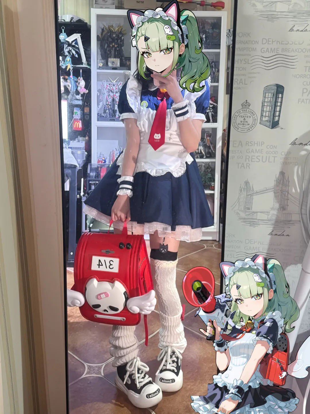 绝区零, 千夏cos, cosplay道具制作, 女仆装穿搭, 手作cos服 - 第1张