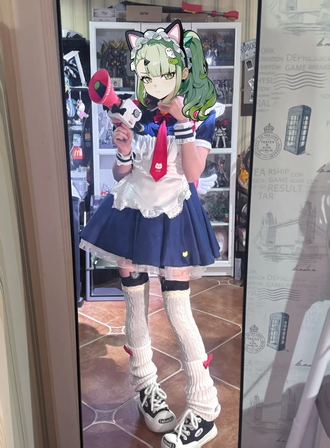 絕區零, 千夏cos, cosplay道具製作, 女僕裝穿搭, 手作cos服
