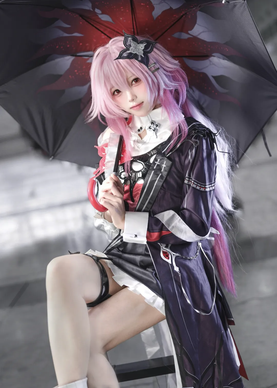 崩坏星穹铁道, 漫展场照, 长夜月cos, cosplay摄影, 丝袜穿搭 - 第1张