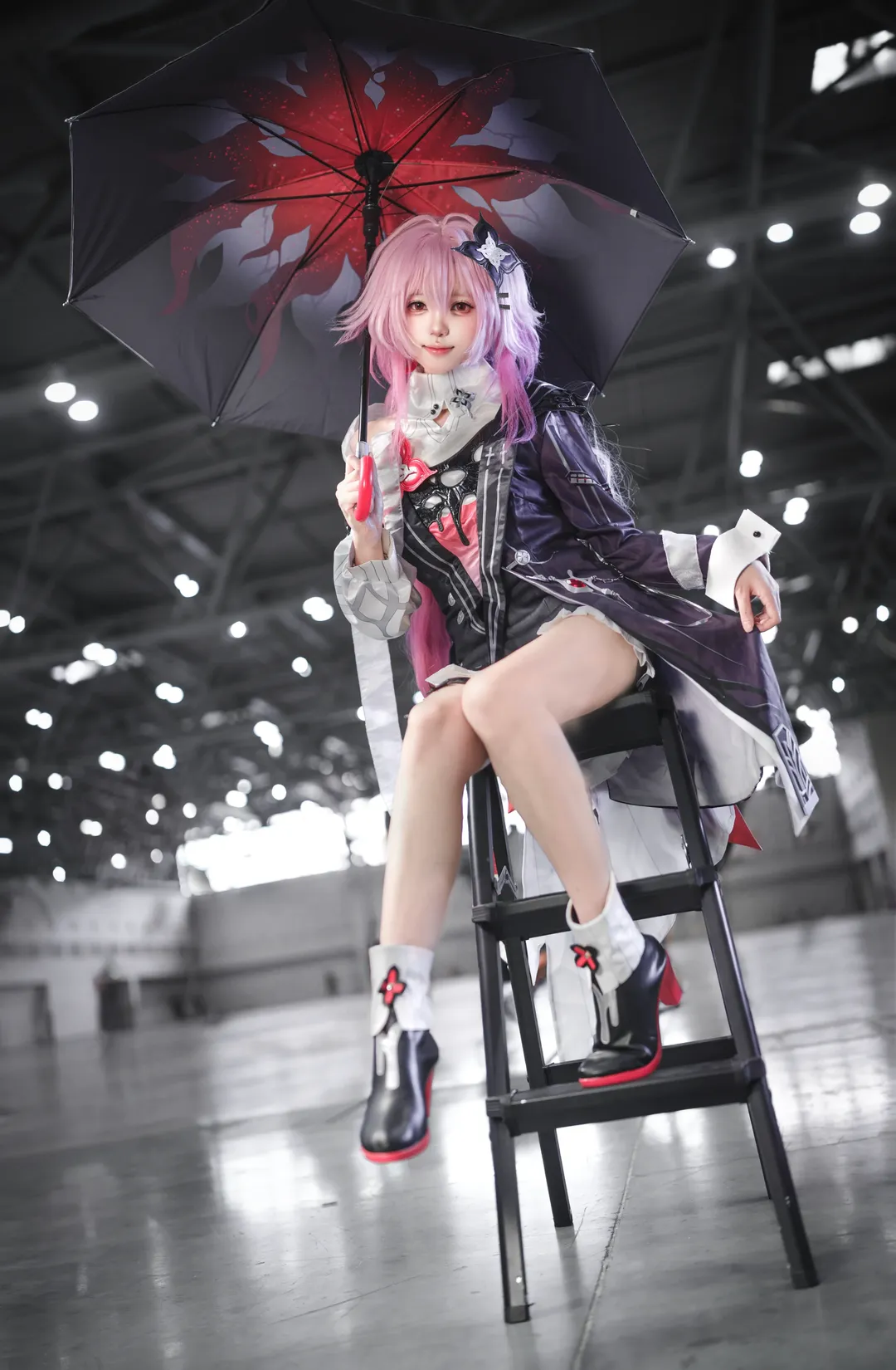 崩坏星穹铁道, 漫展场照, 长夜月cos, cosplay摄影, 丝袜穿搭