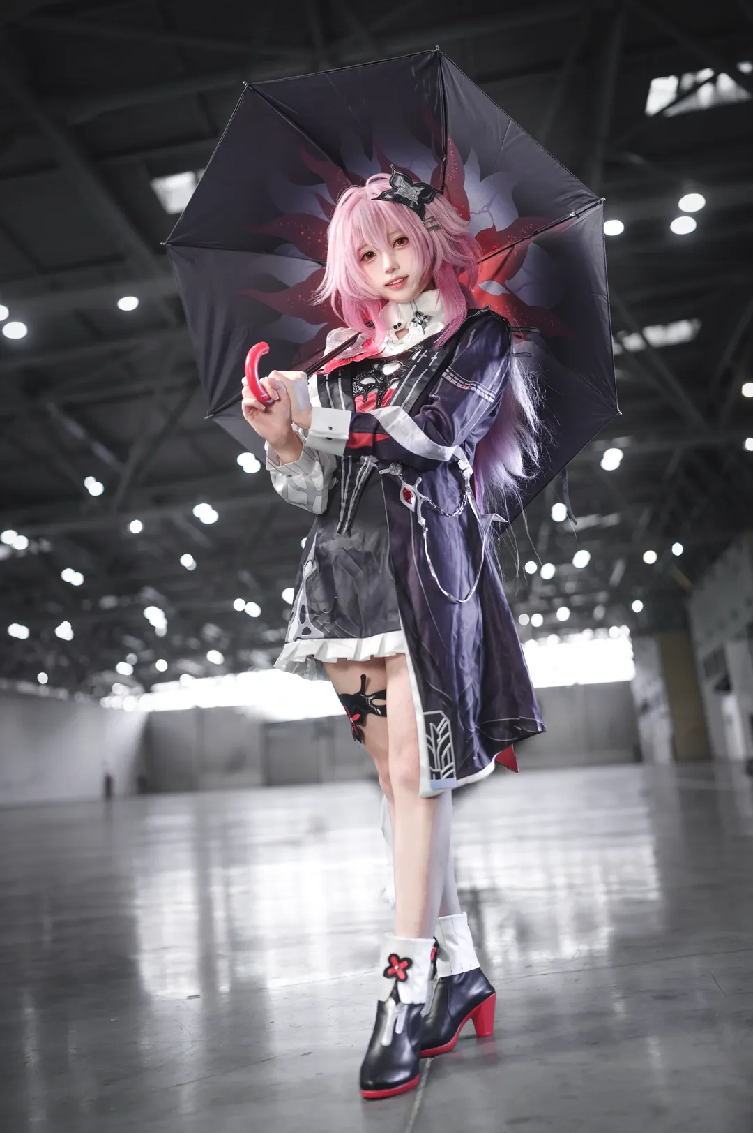 崩坏星穹铁道, 漫展场照, 长夜月cos, cosplay摄影, 丝袜穿搭 - 第3张