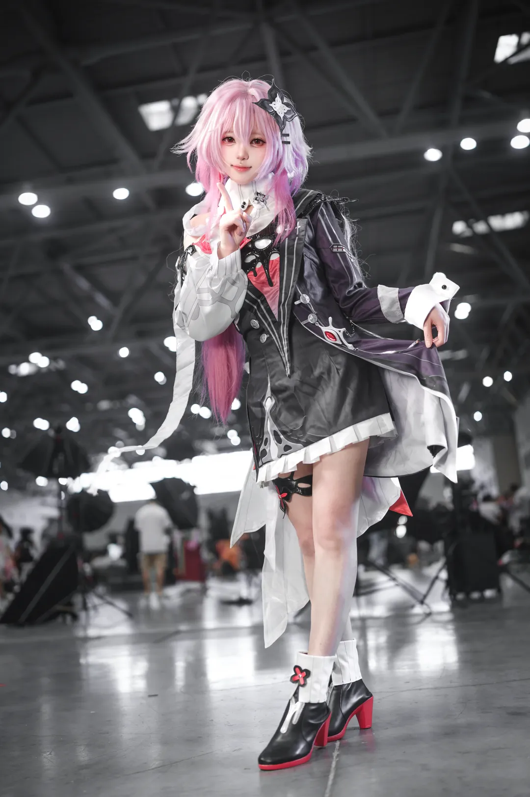 崩坏星穹铁道, 漫展场照, 长夜月cos, cosplay摄影, 丝袜穿搭 - 第4张