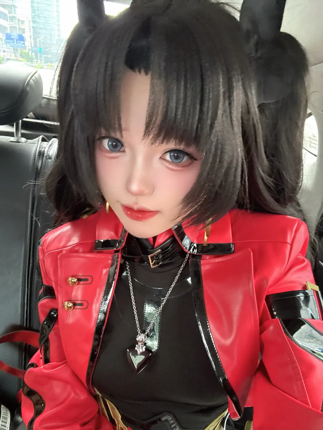 Honkai: Star Rail, Convention photos, Tohsaka Rin cosplay, Cosplay daily life, Stocking outfit - Image 1