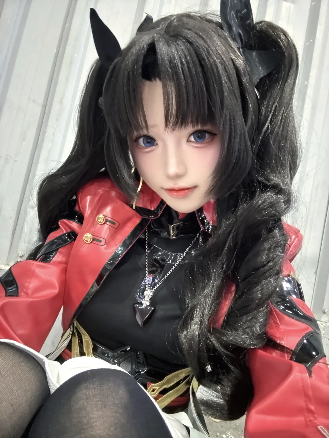Honkai: Star Rail, Convention photos, Tohsaka Rin cosplay, Cosplay daily life, Stocking outfit - Image 2