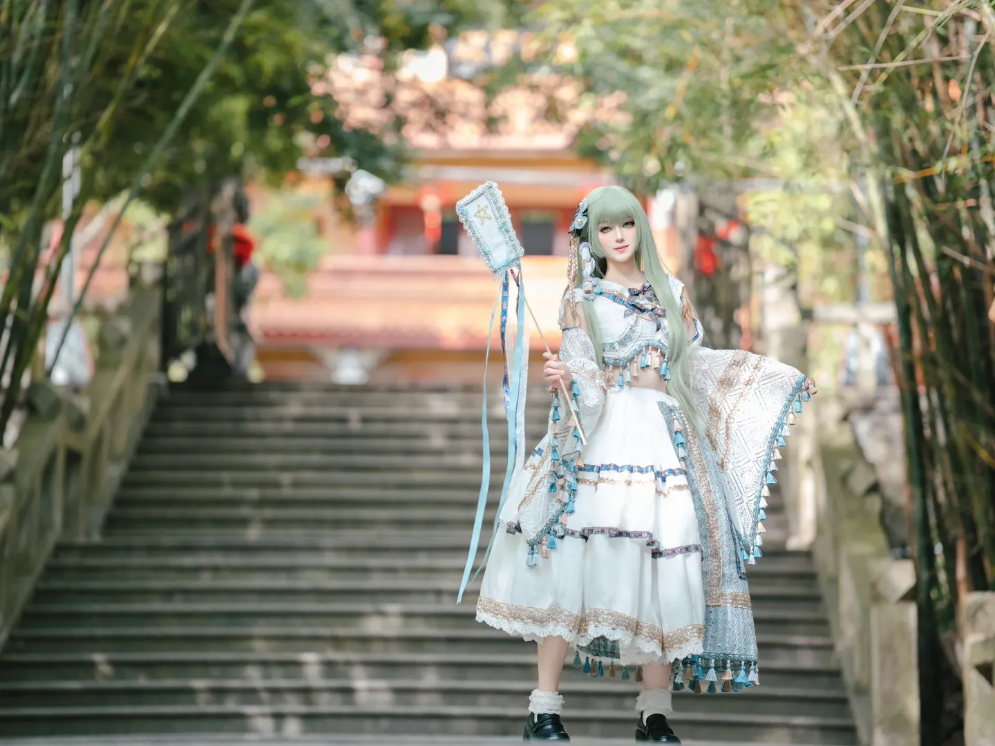 cosplay, 东方project, 摄影, 古风, 东风谷早苗cos - 第2张