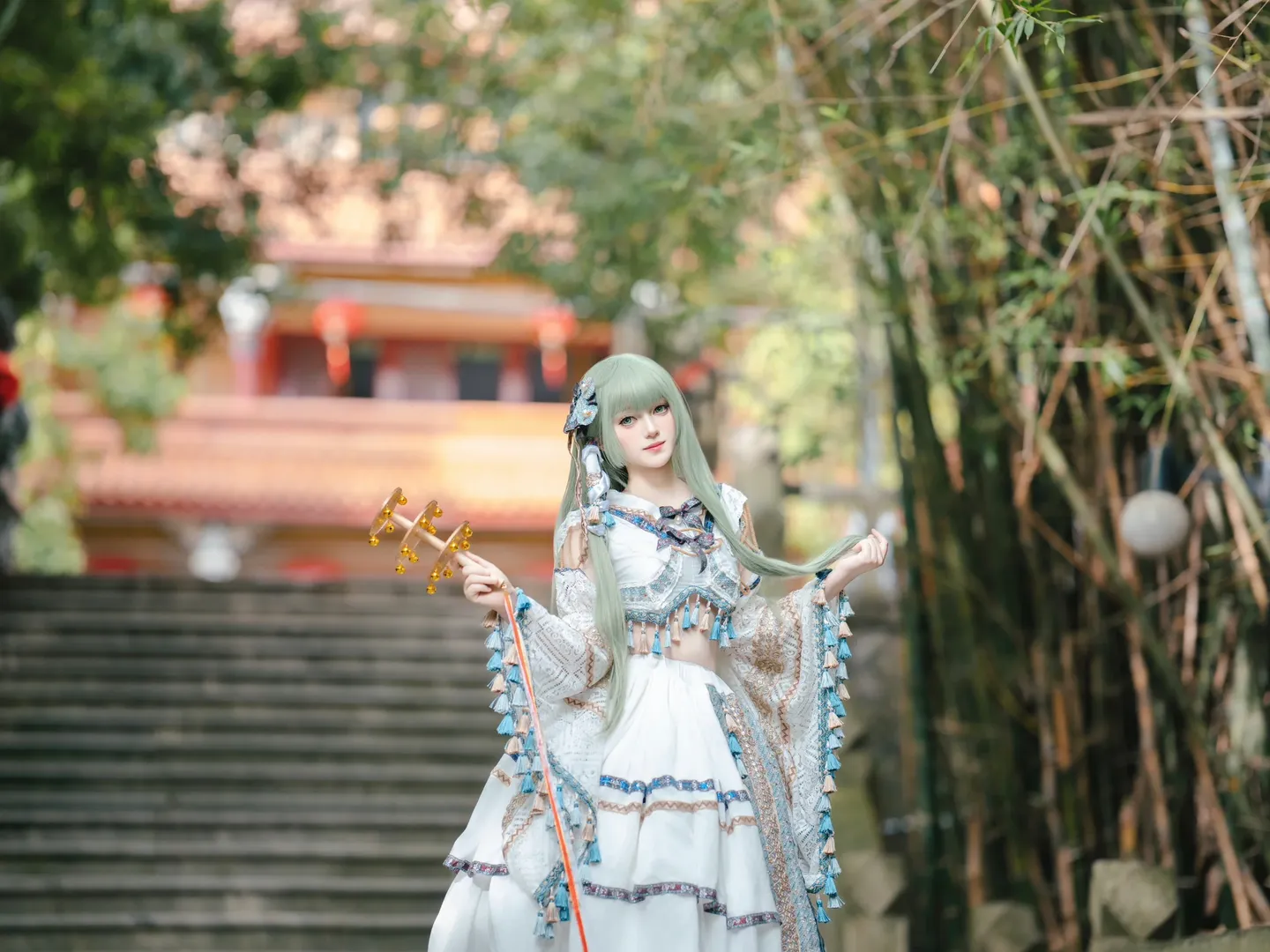 cosplay, 东方project, 摄影, 古风, 东风谷早苗cos - 第4张