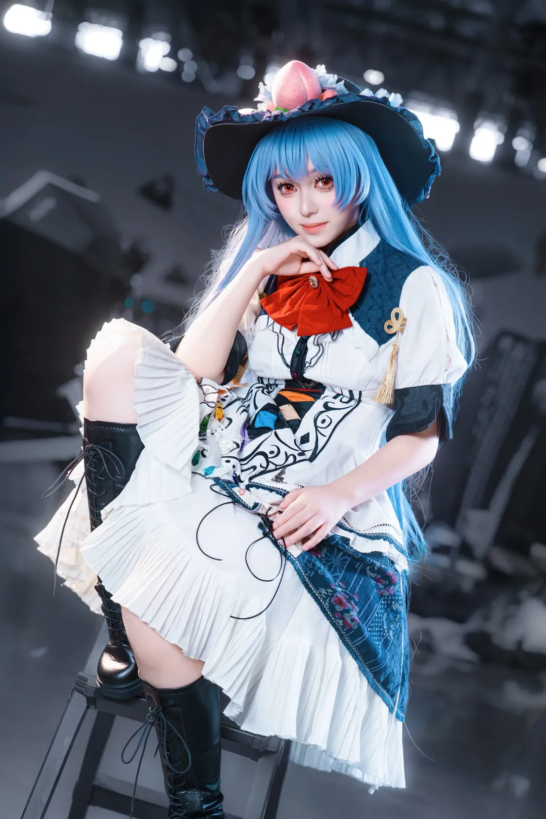 二次元, コスプレ, 東方Project, 比那名居天子 コスプレ, 有頂天の天人