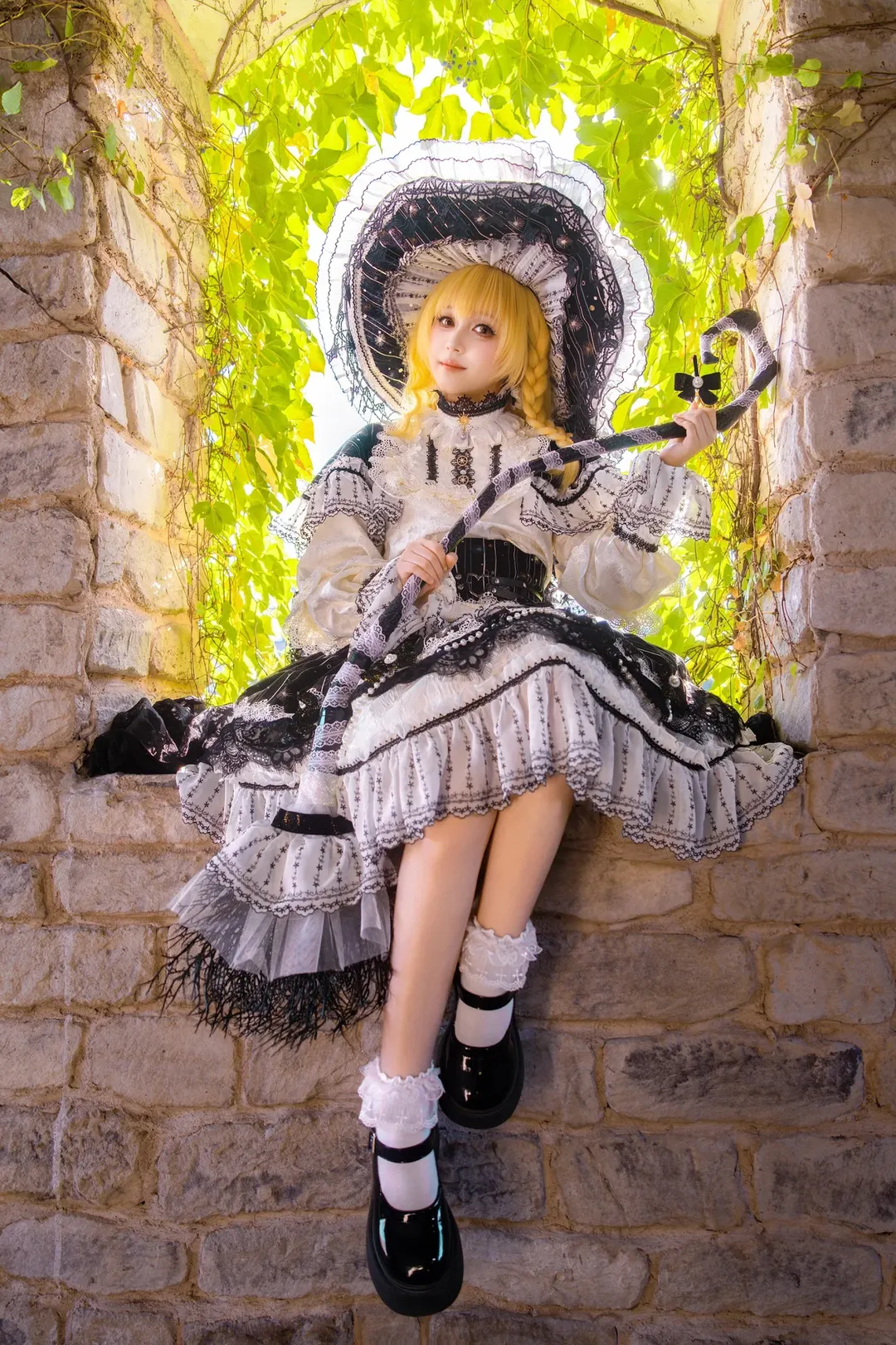 东方project, 魔理沙cos, Lolita穿搭, 厦门摄影, 欧式建筑外景