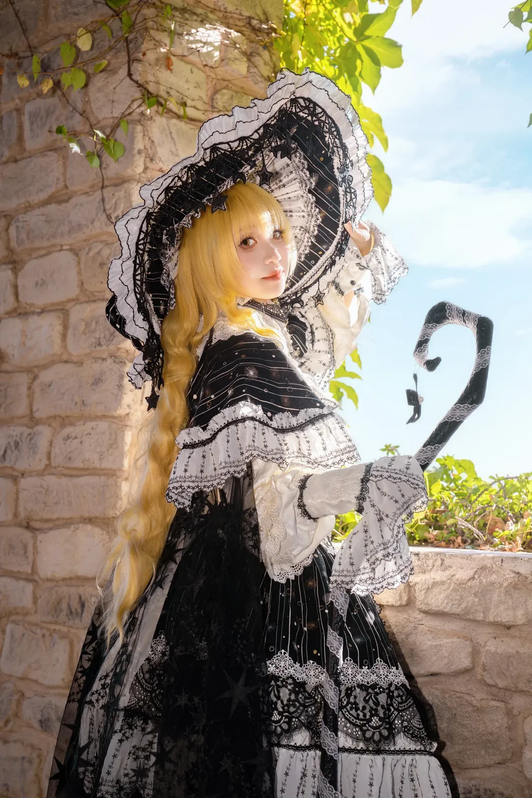 東方Project, アウトドア撮影, 魔理沙コスプレ, 白黒の魔法使い, アモイ・ポートマン・セブン・スターズ・ベイ・ホテル - 1枚目