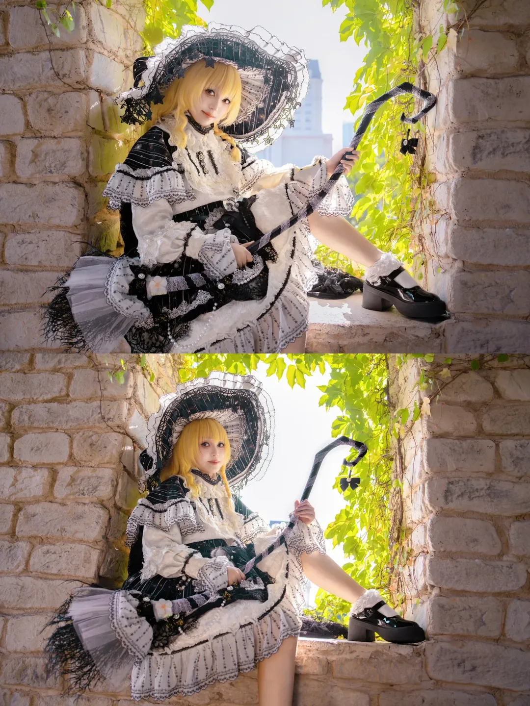 東方Project, アウトドア撮影, 魔理沙コスプレ, 白黒の魔法使い, アモイ・ポートマン・セブン・スターズ・ベイ・ホテル - 4枚目