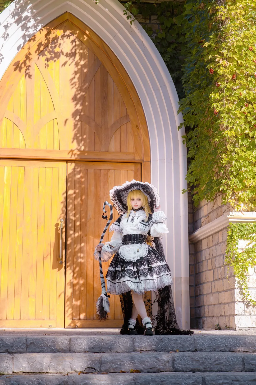東方Project, アウトドア撮影, 魔理沙コスプレ, 白黒の魔法使い, アモイ・ポートマン・セブン・スターズ・ベイ・ホテル - 5枚目