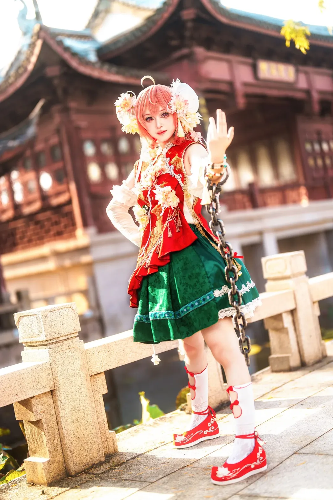 东方Project, 白丝, cosplay摄影, 茨木华扇cos, 东方茨歌仙 - 第1张