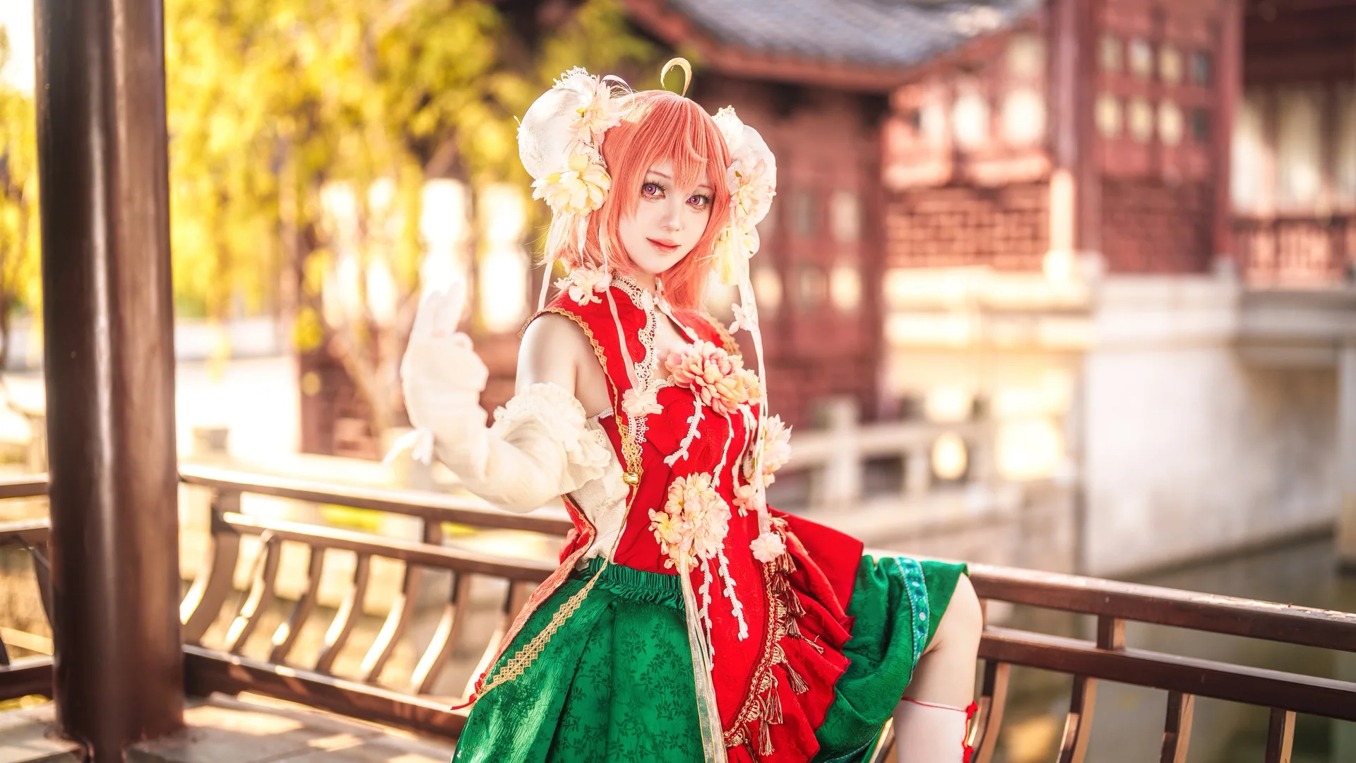 东方Project, 白丝, cosplay摄影, 茨木华扇cos, 东方茨歌仙 - 第3张