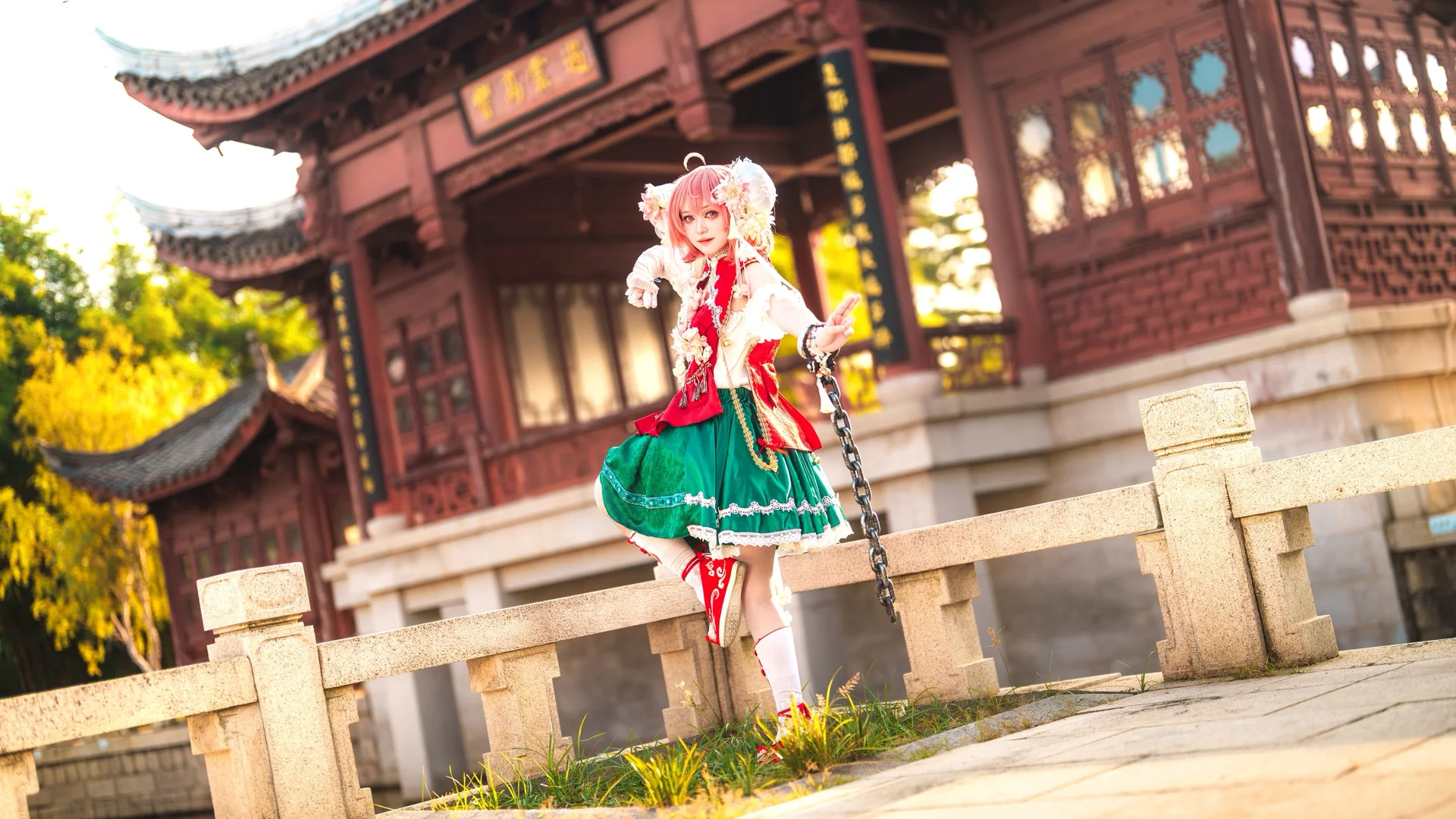 东方Project, 白丝, cosplay摄影, 茨木华扇cos, 东方茨歌仙 - 第7张