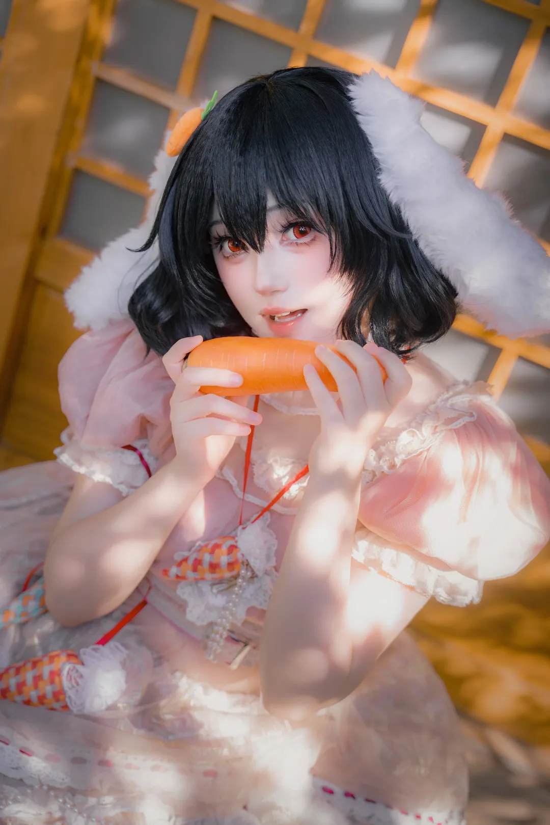 東方Project, コスプレ撮影, うさ耳, 因幡てゐ コスプレ, 和室 - 5枚目
