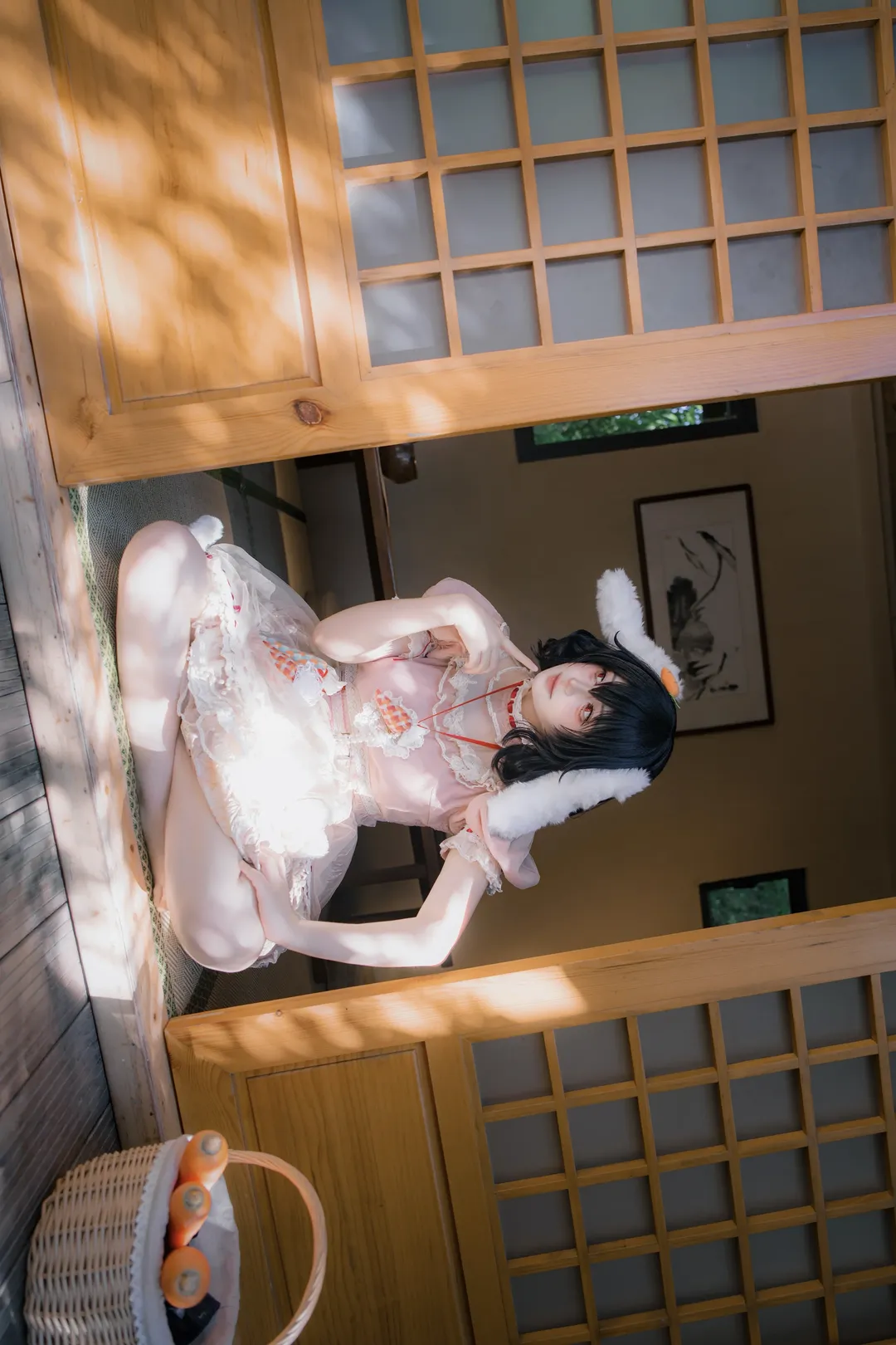 东方project, 二次元cosplay, 因幡帝cos, 竹林摄影, 萌系洛丽塔 - 第3张