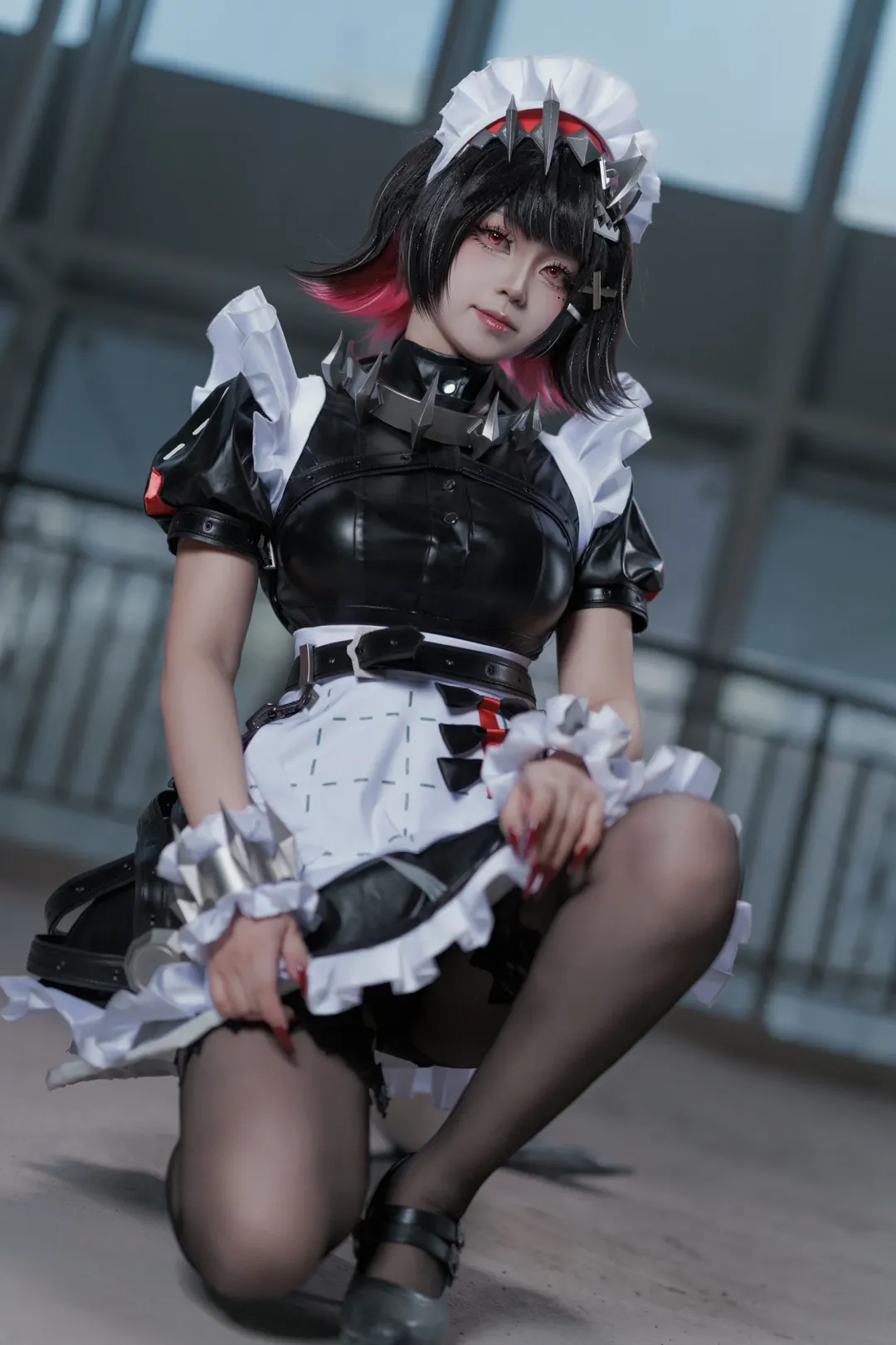 绝区零, 艾莲乔cos, 鲨鱼妹, 黑丝, cosplay穿搭