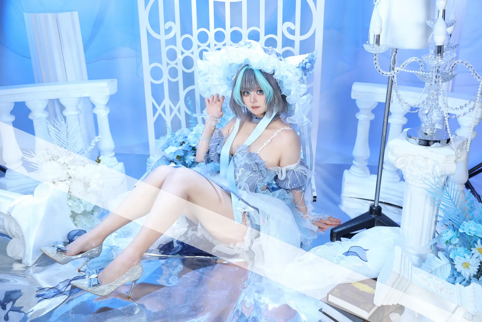 cosplay, 柴郡cos, 碧藍航線, 冰雪公主, 極速出圖