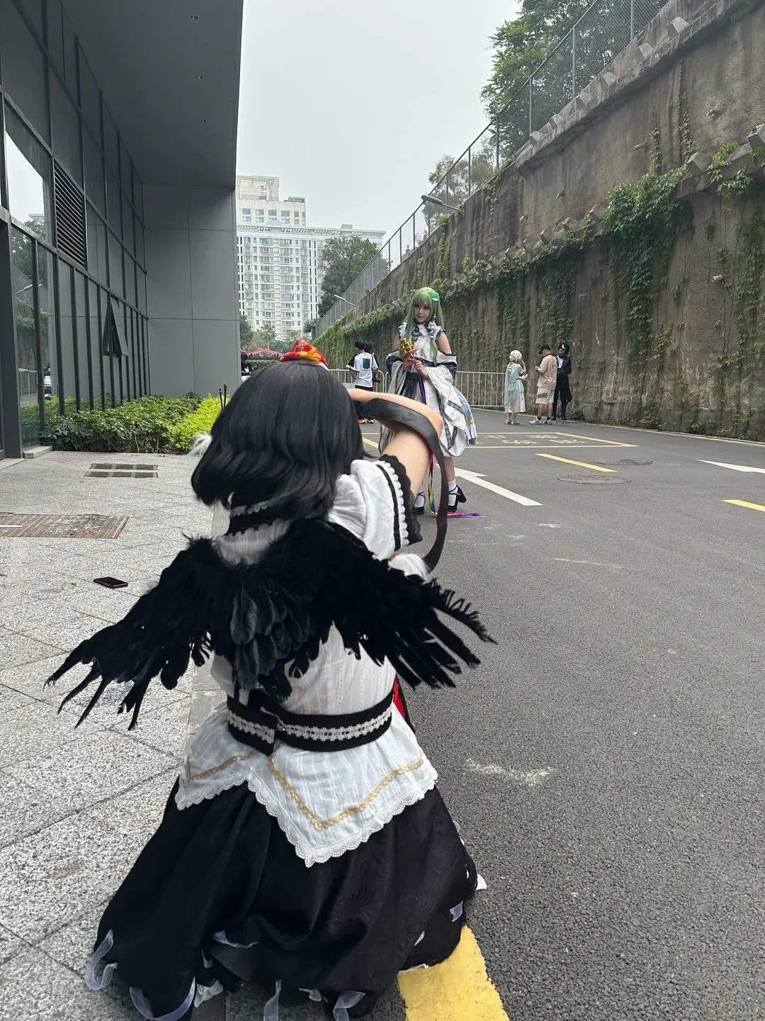 二次元摄影, 东方project, 东风谷早苗cos, 白丝穿搭, 外景cosplay - 第1张