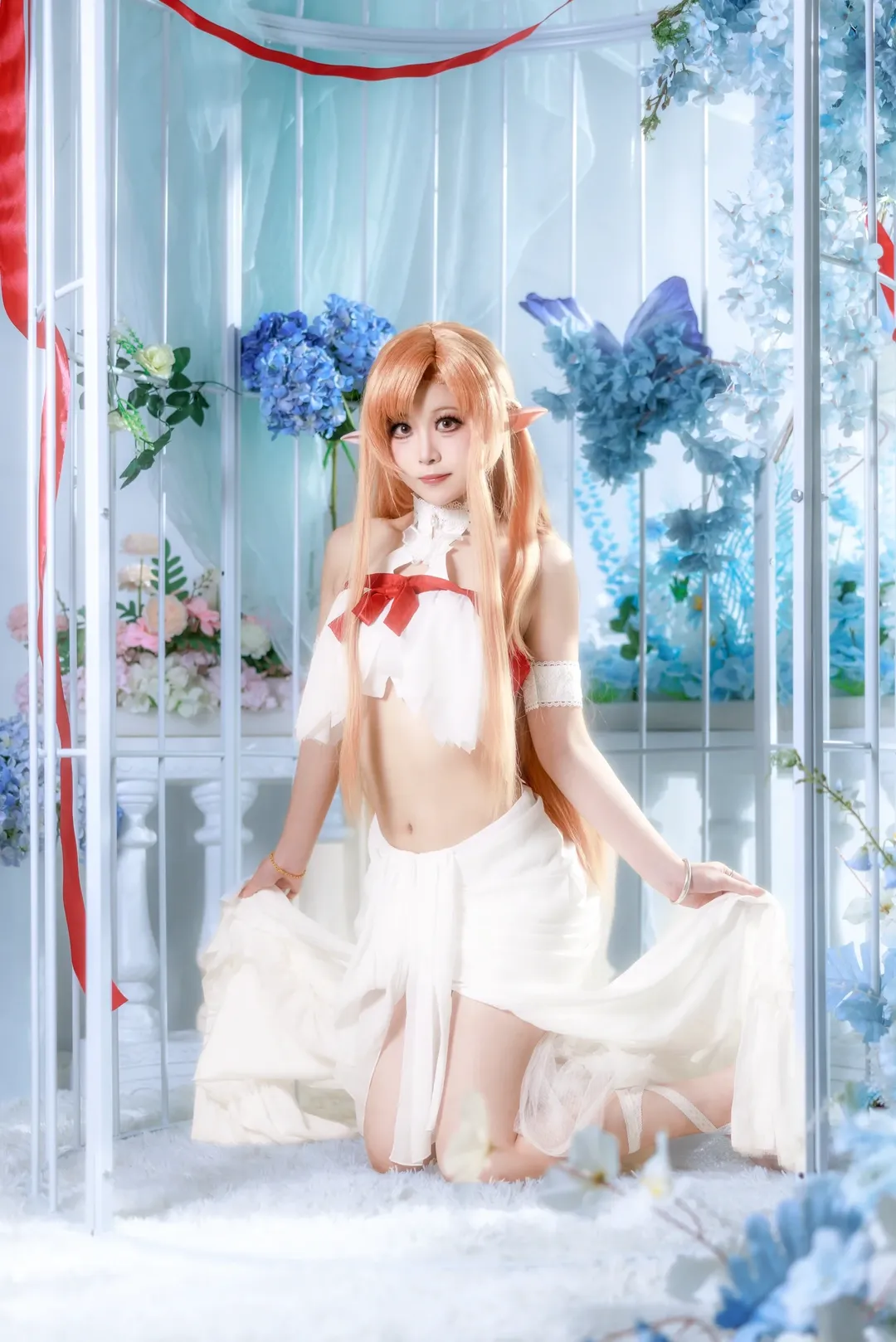 コスプレ, アスナ コスプレ, ソードアート・オンライン, エルフ耳, 籠の中の精霊