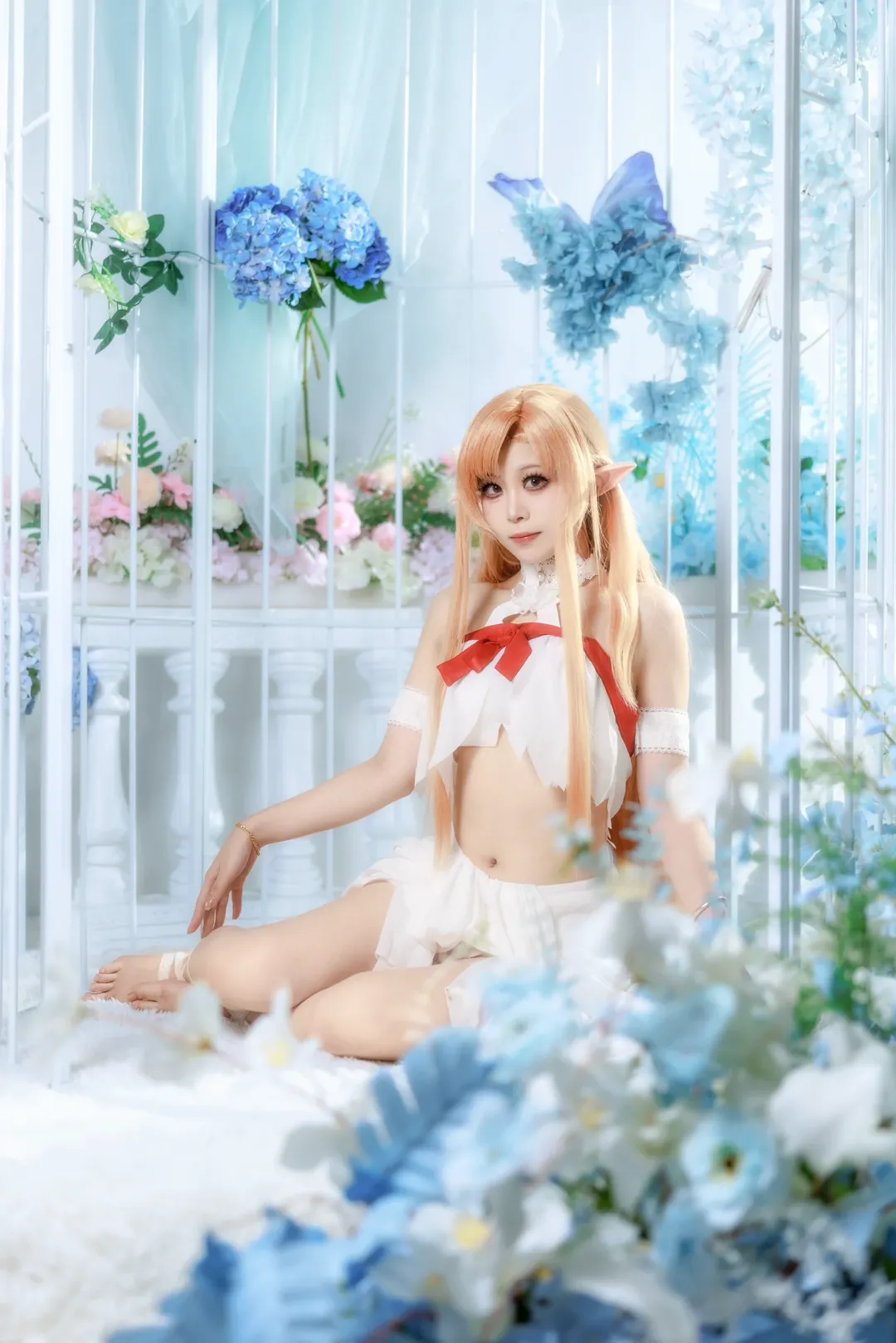 cosplay, Asuna cosplay, Sword Art Online, Elf ears, Caged sprite - Image 5