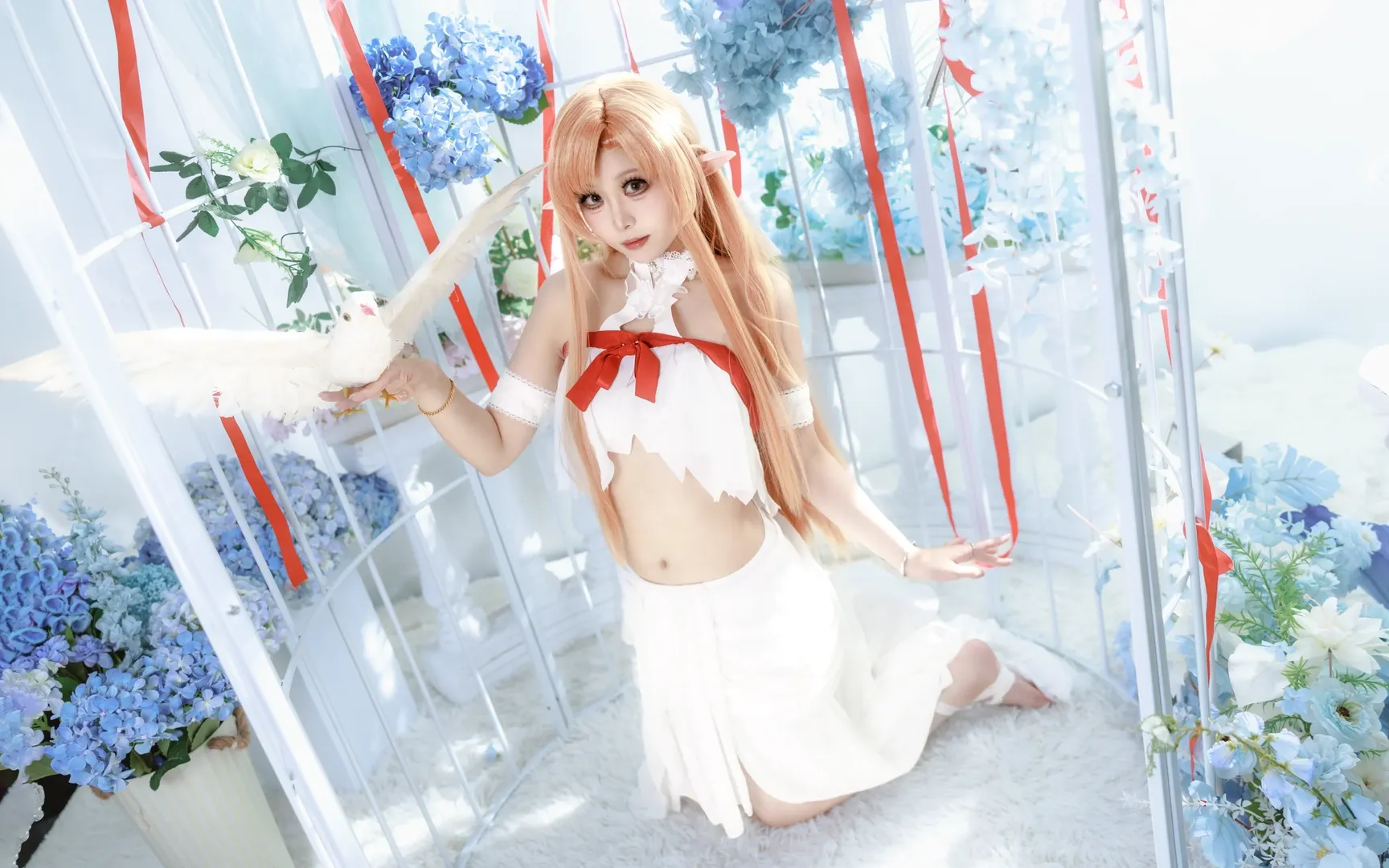 cosplay, Asuna cosplay, Sword Art Online, Elf ears, Caged sprite - Image 7