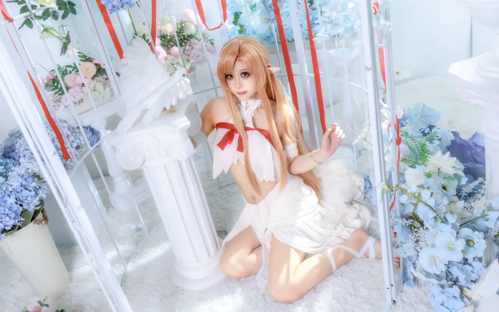 cosplay, Asuna cosplay, Sword Art Online, Elf ears, Caged sprite - Image 8