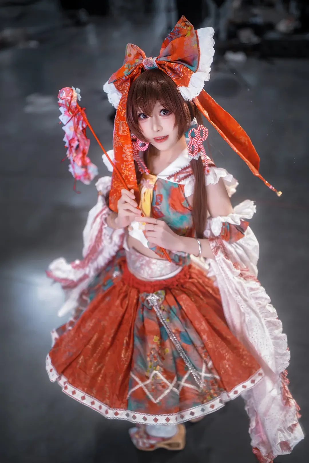2D, cosplay, Reimu Hakurei Cosplay, Touhou Project, Anime convention - Image 1