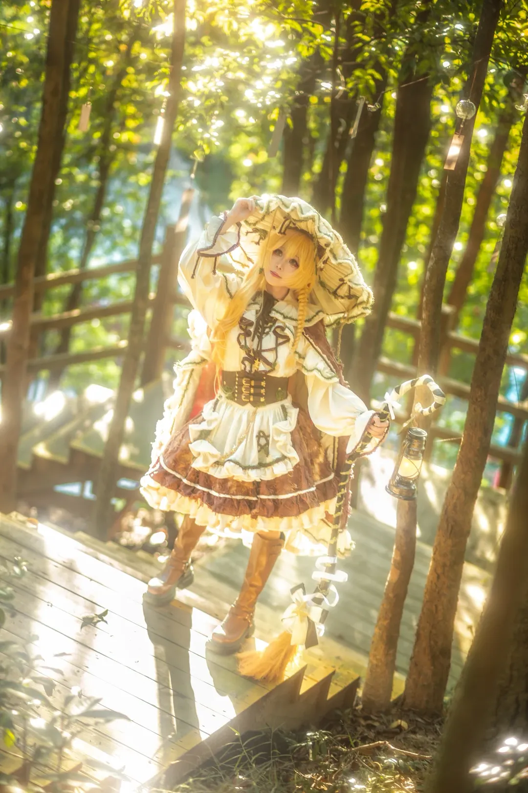 cosplay, 森林摄影, 东方project, 魔法使, 雾雨魔理沙cos