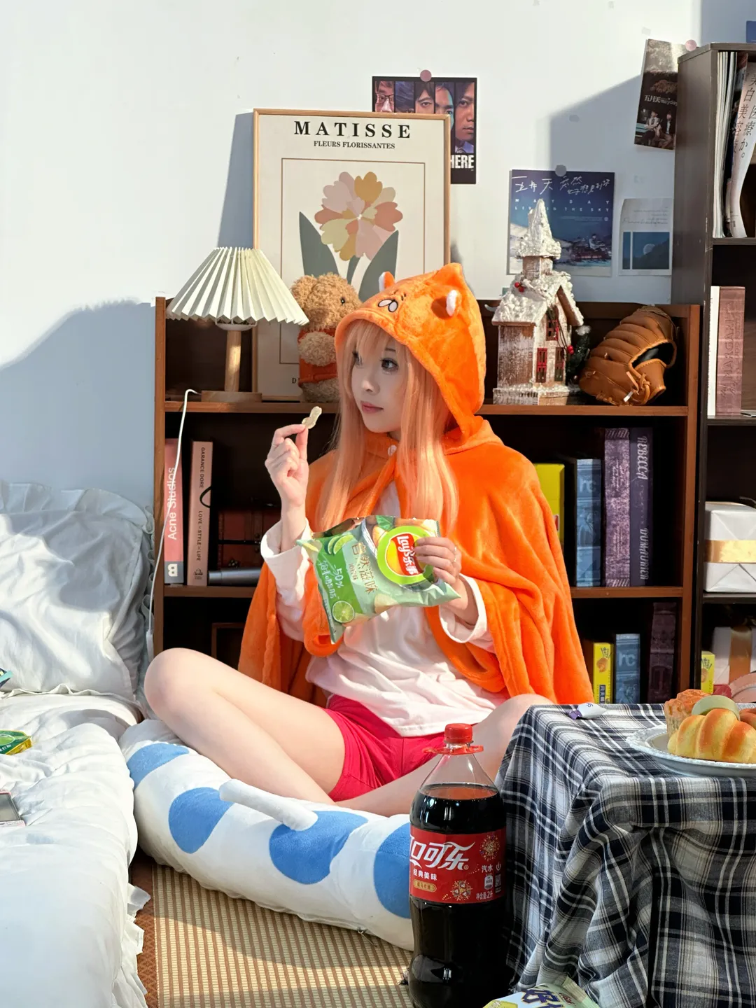 干物妹！うまるちゃん, コスプレ撮影, おうちでの日常, 土間埋コスプレ, インドア属性 - 1枚目