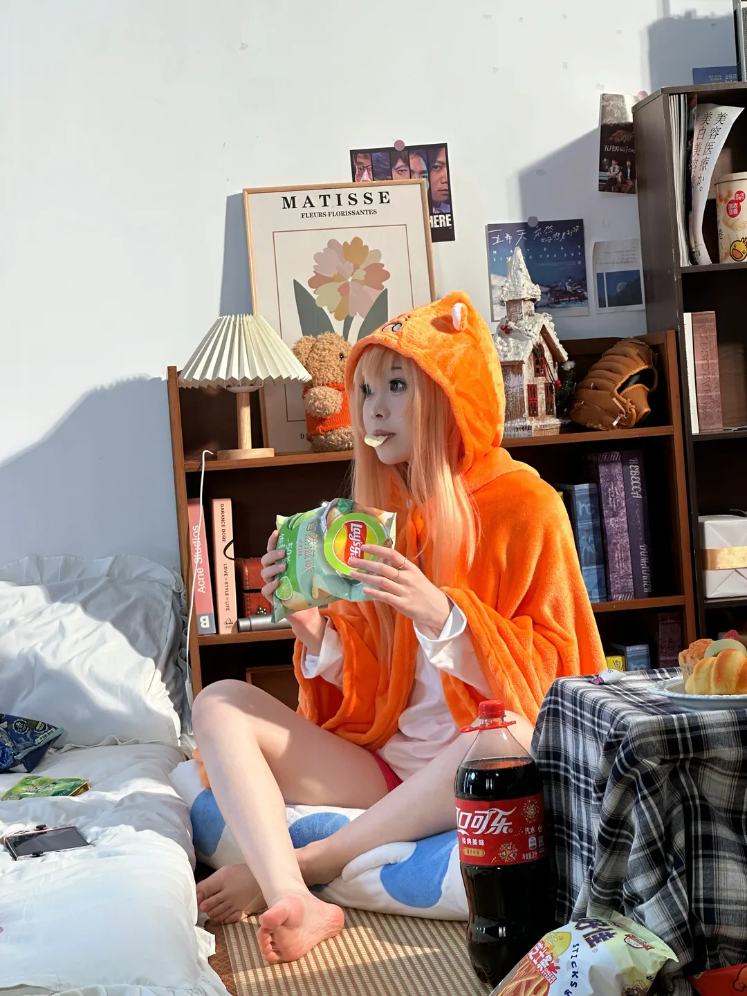 干物妹！うまるちゃん, コスプレ撮影, おうちでの日常, 土間埋コスプレ, インドア属性 - 2枚目