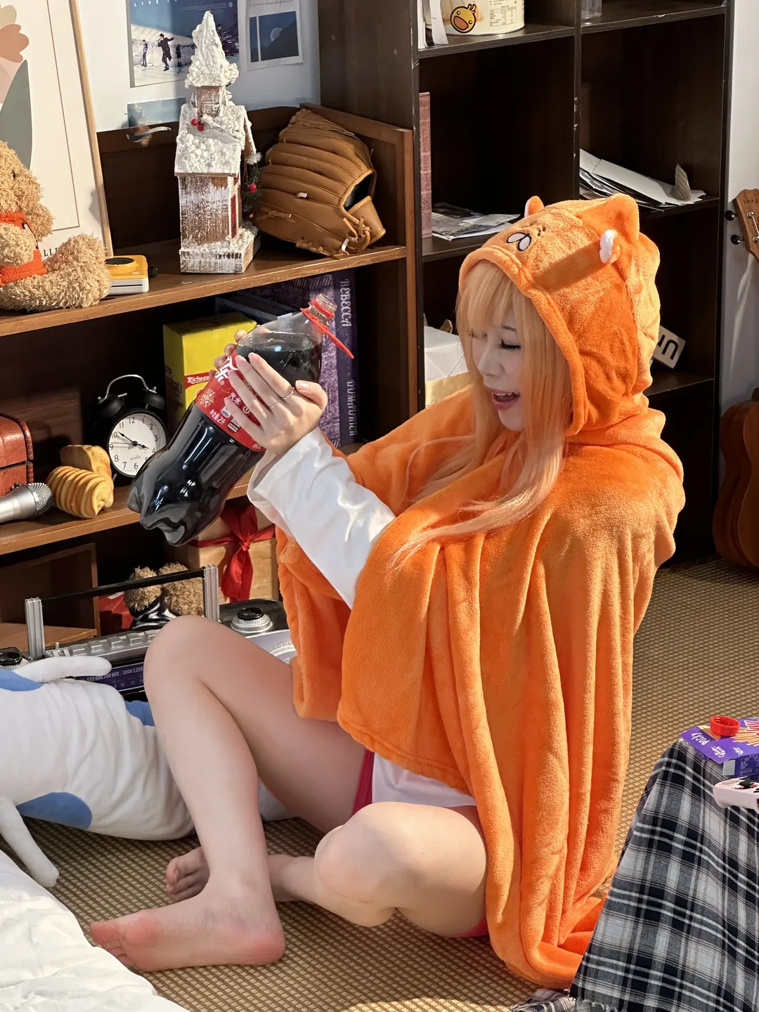干物妹！うまるちゃん, コスプレ撮影, おうちでの日常, 土間埋コスプレ, インドア属性 - 7枚目