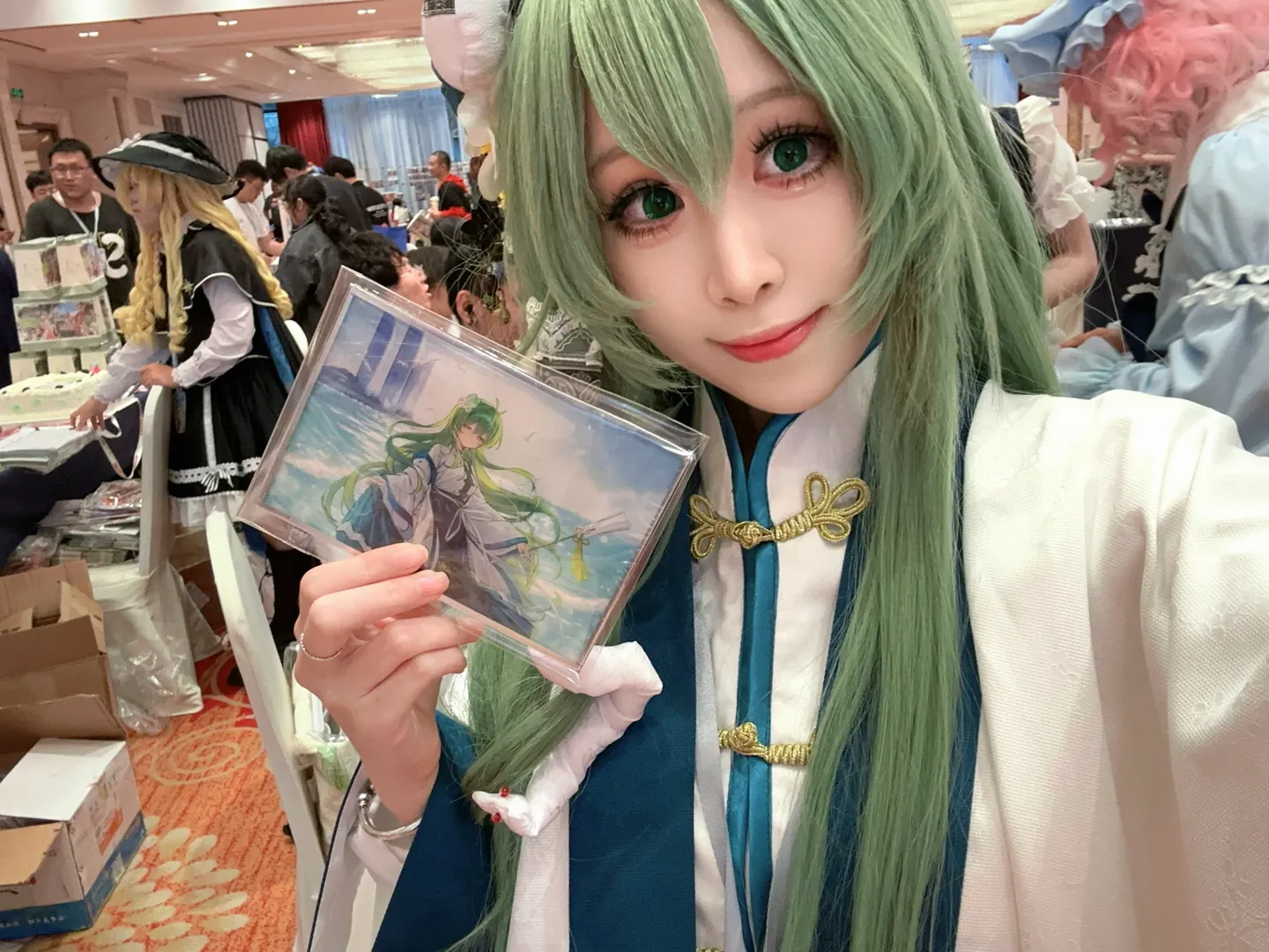 Touhou Project, Anime convention cosplay, Fujian THO, Sanae Cosplay, Bailu Fengming