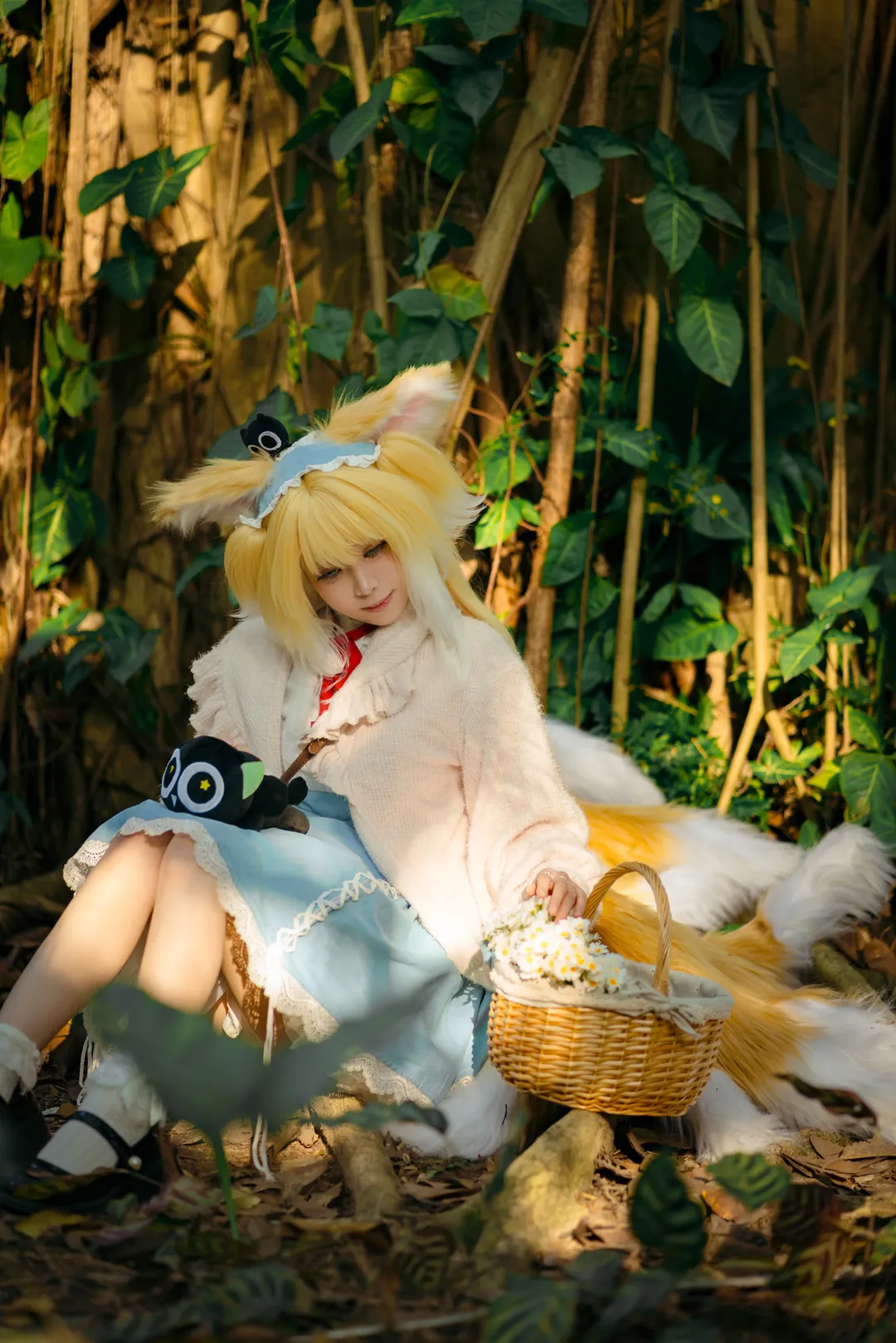 治愈系, 明日方舟, 铃兰cos, cosplay摄影, 森林光影 - 第5张