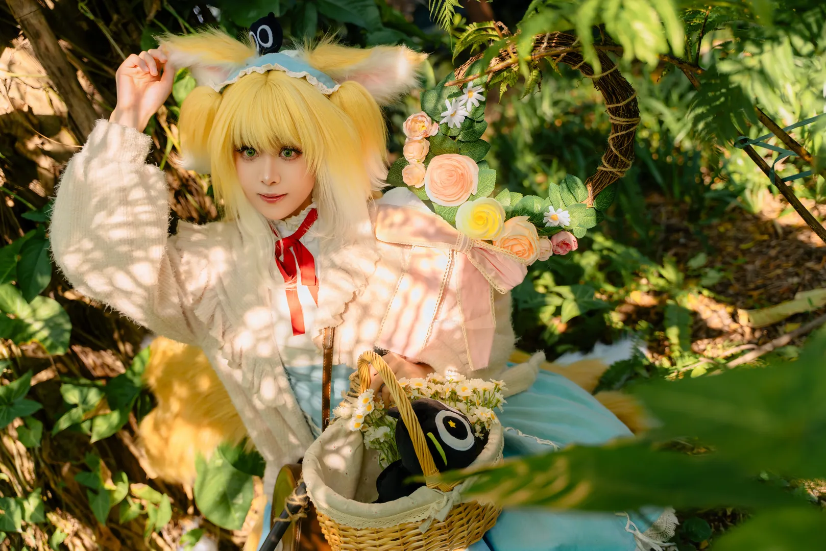 治愈系, 明日方舟, 铃兰cos, cosplay摄影, 森林光影