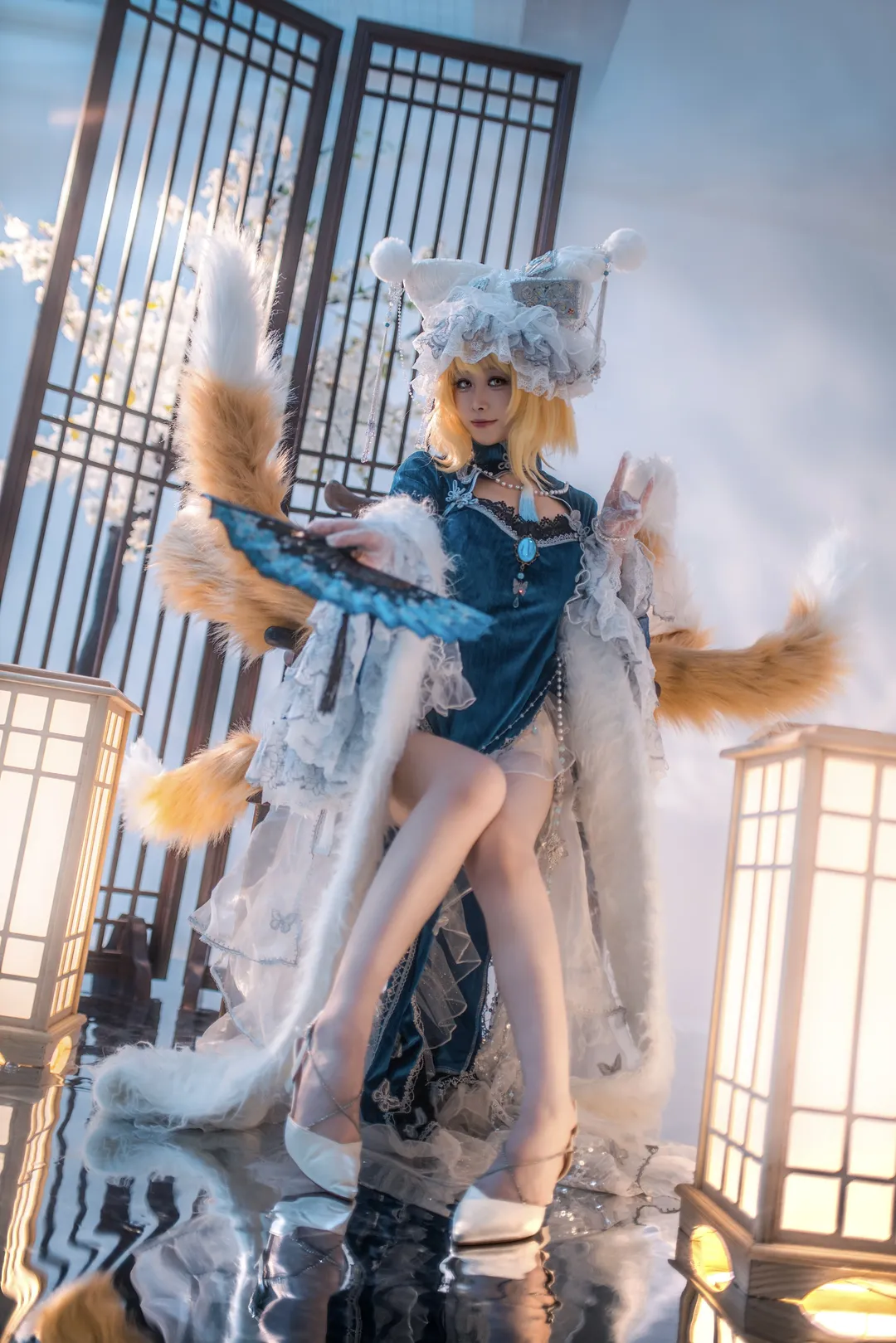 东方project, 九尾狐cos, 兽耳娘cos, 八云蓝cos, 幻想乡扮演 - 第1张