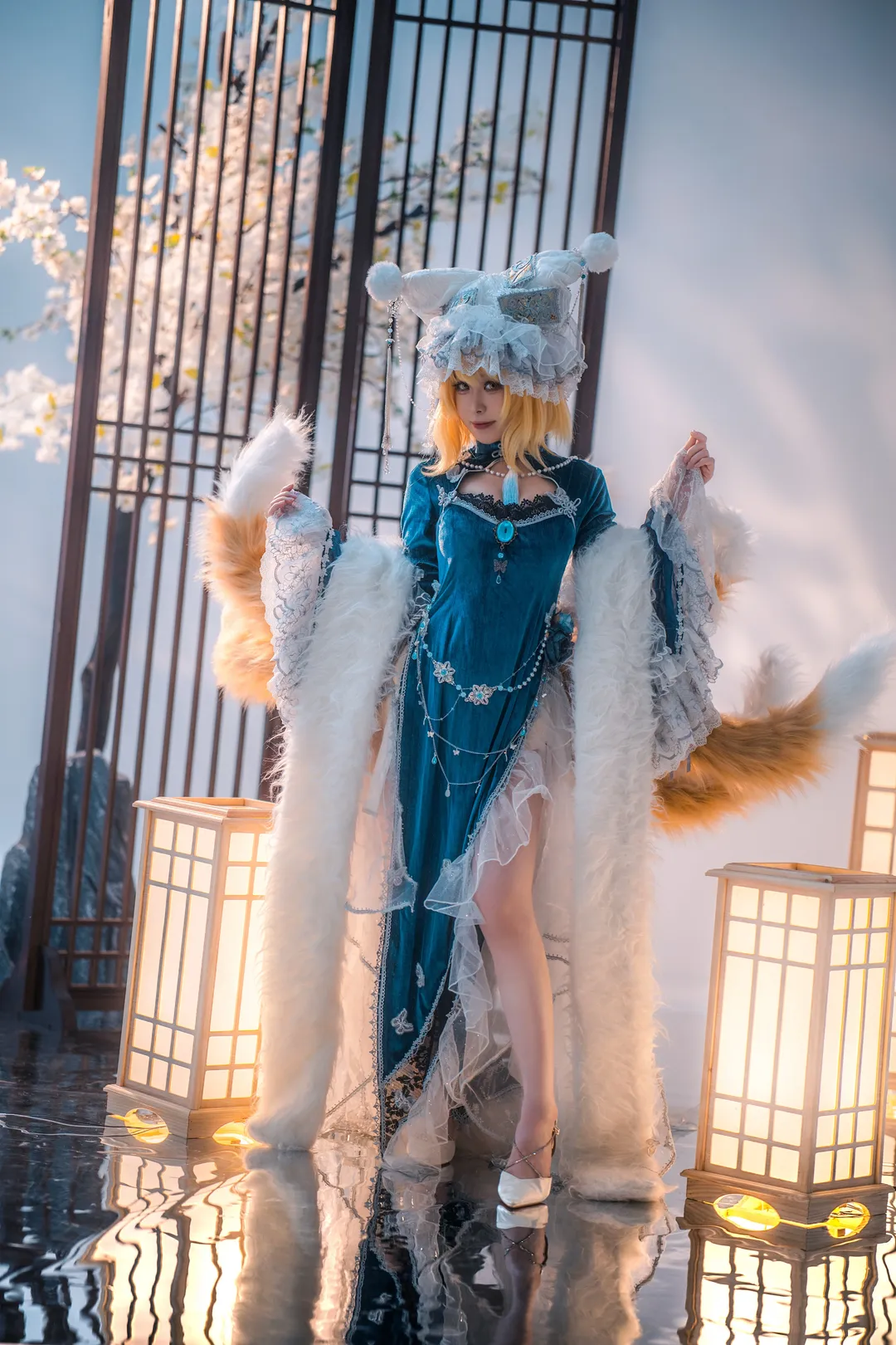 Touhou Project, Nine-tailed fox cosplay, Kemonomimi cosplay, Yakumo Ran cosplay, Gensokyo roleplay