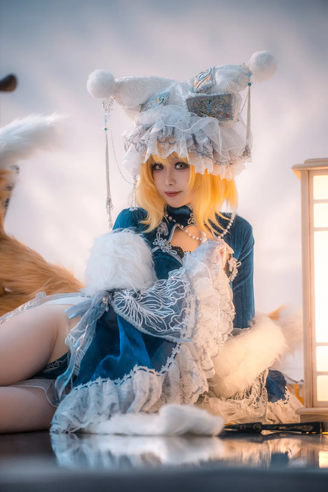 东方project, 九尾狐cos, 兽耳娘cos, 八云蓝cos, 幻想乡扮演 - 第8张