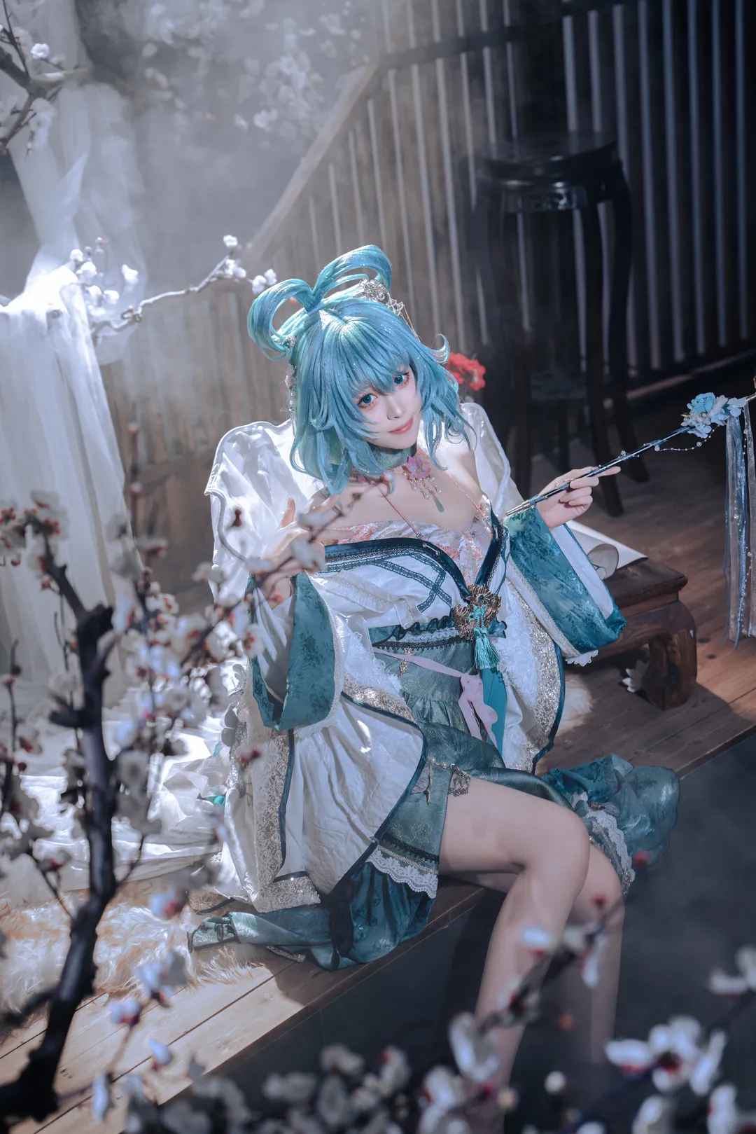 古风摄影, 东方project, 霍青娥cos, 国风cosplay, 玄幻人像 - 第2张