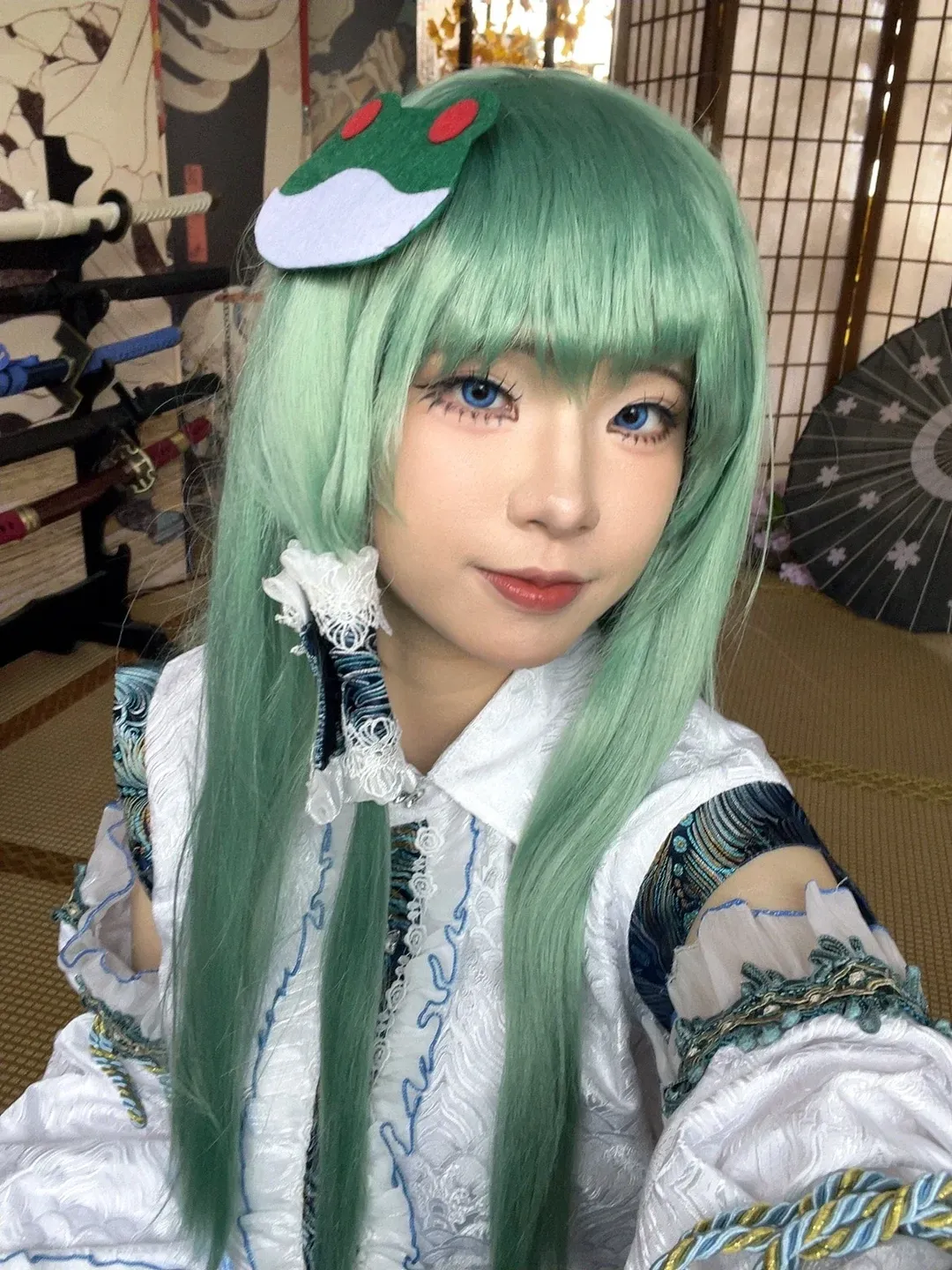 博丽灵梦cos, 东方Project, 东风谷早苗cos, cosplay摄影, 二次元棚拍 - 第1张