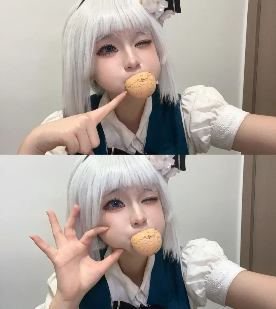 二次元, cosplay, 东方project, 魂魄妖梦cos, 白毛