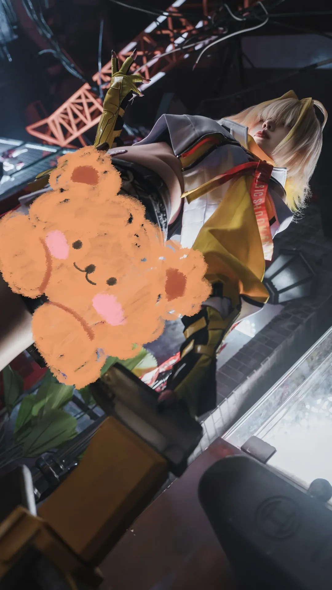 胜利女神新的希望, 丝袜穿搭, 伊莱格cos, 机械风cos, 仰拍视角